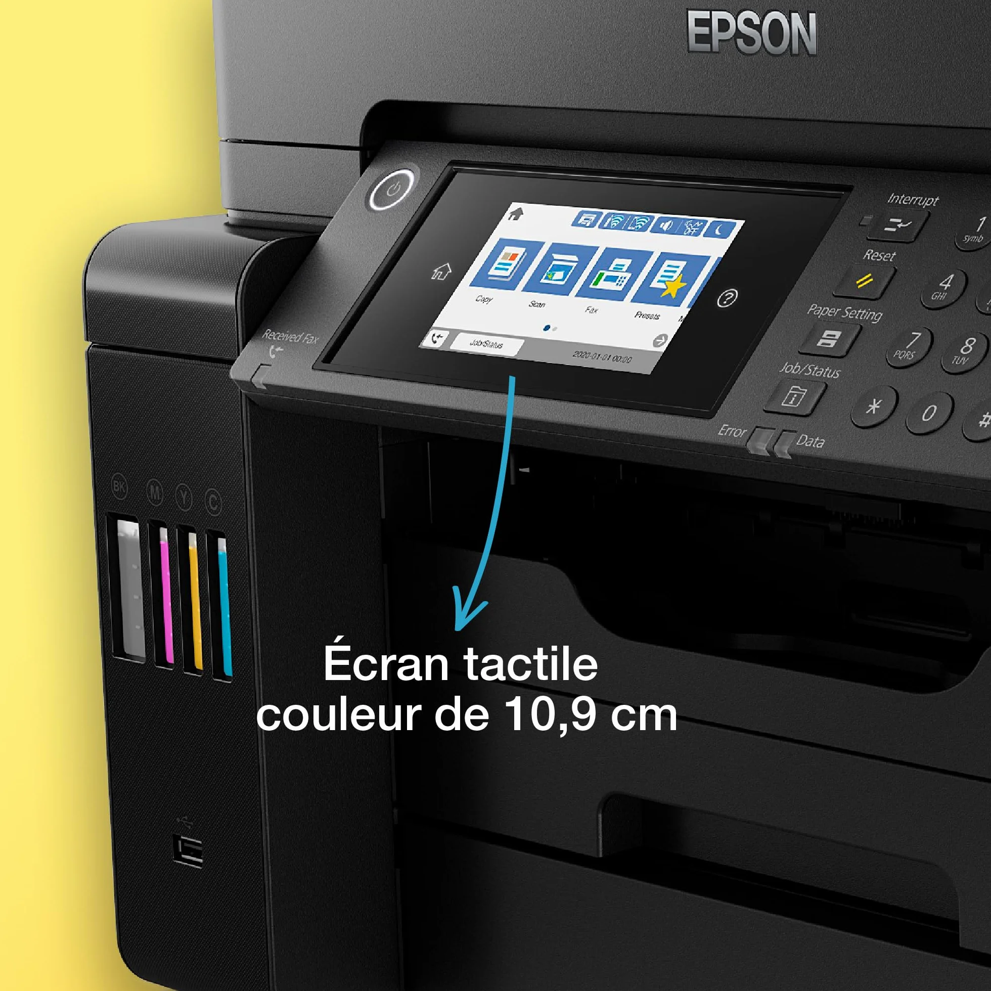 Epson EcoTank ET-16655 Imprimante A3+ Wi-Fi Fax Réservoirs Encre