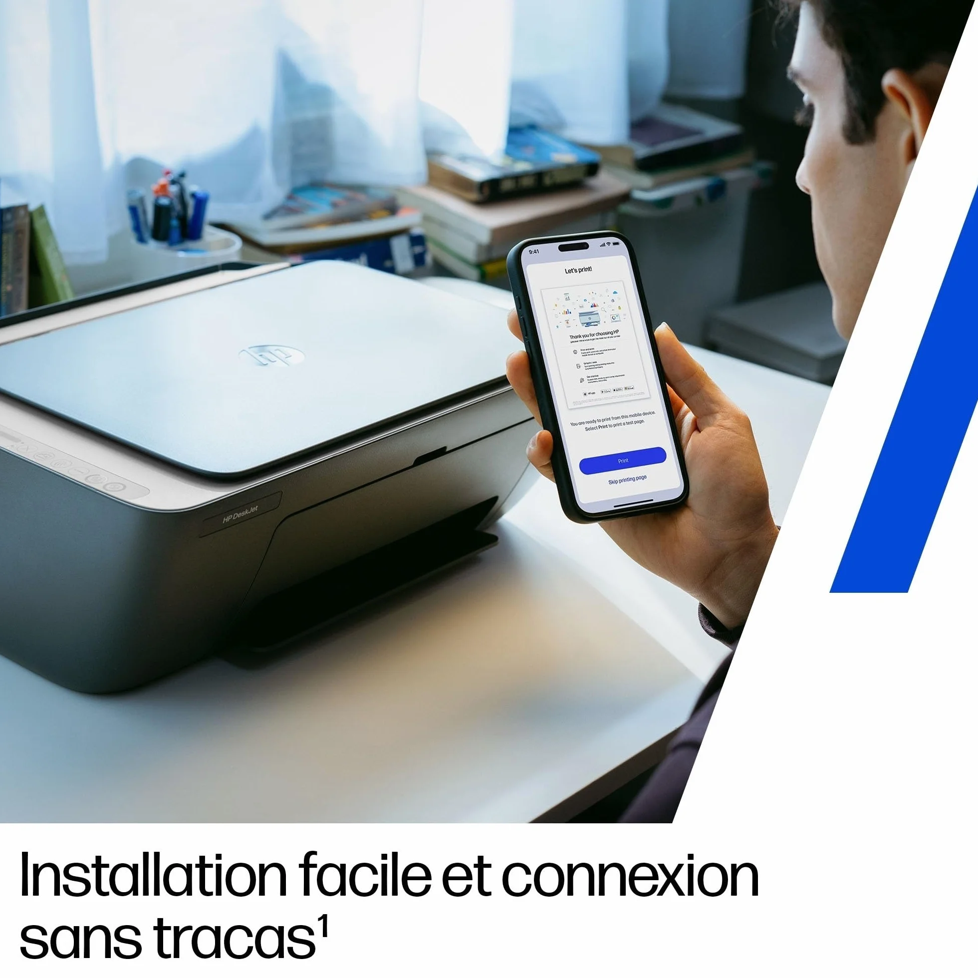 HP DeskJet 2920 Imprimante Multifonction Jet d’Encre A4 Couleur Recto/Verso Manuel 7,5 ppm Wi-Fi Noire