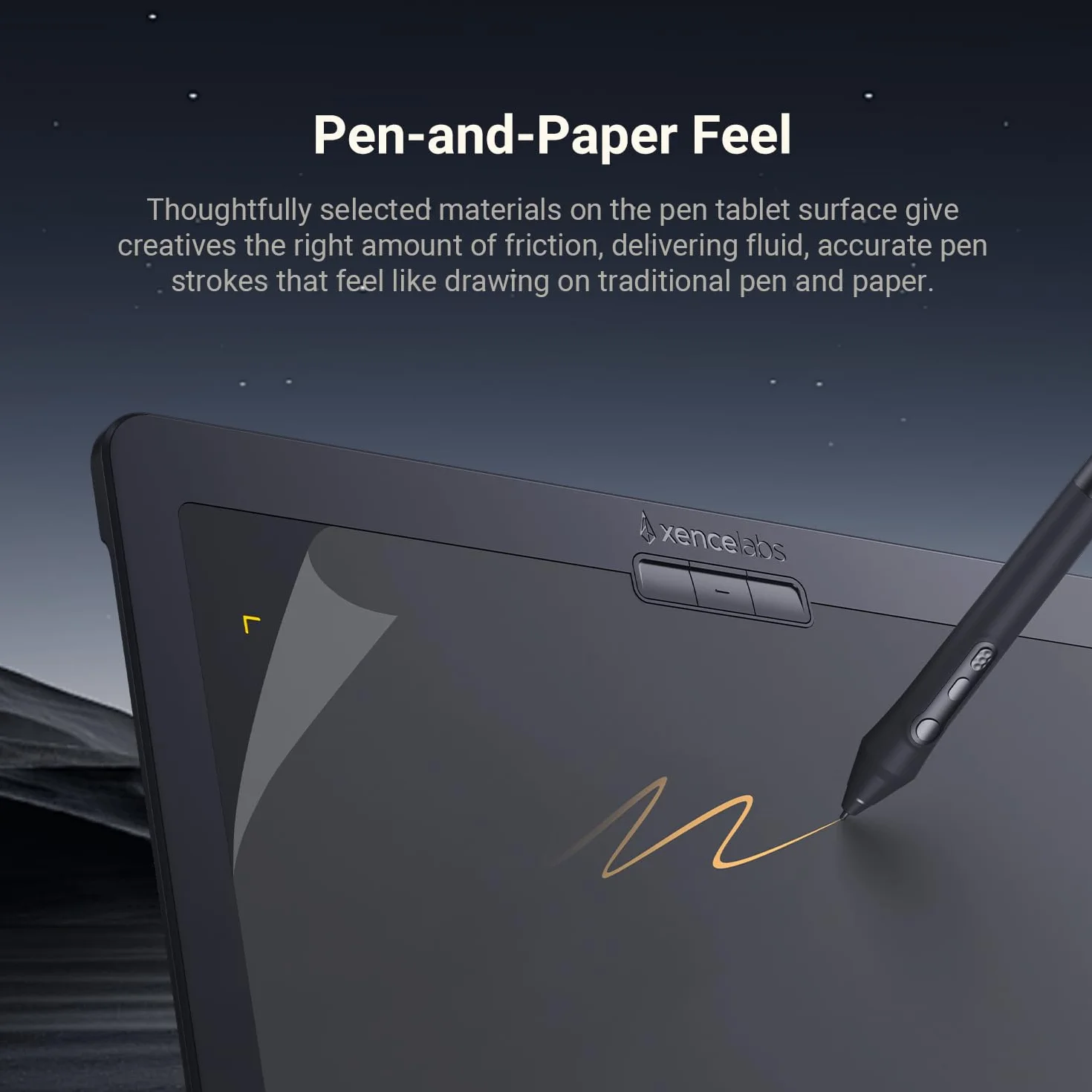 Xencelabs Pen Tablet Medium Bundle Professionnelle Tablette Graphique sans Fil avec Quick Keys, 2 Stylets sans Batterie 12 Pouces Ratio 16:9 Tablette Dessin Graphique pour Windows-Arm/Win/Mac/Linux