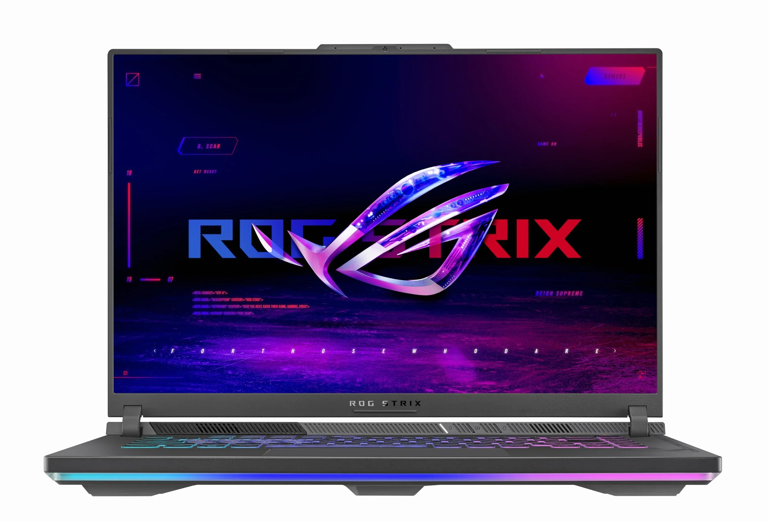 ASUS ROG STRIX G16 G614PR-RV080WEAN 16 Pouces FHD Plus 165Hz PC Portable AMD R9-8940HX 16GB DDR5 1TB PCIe 4.0 NVMe SSD NVIDIA GeForce RTX 5070 Ti Windows 11 Home Clavier AZERTY