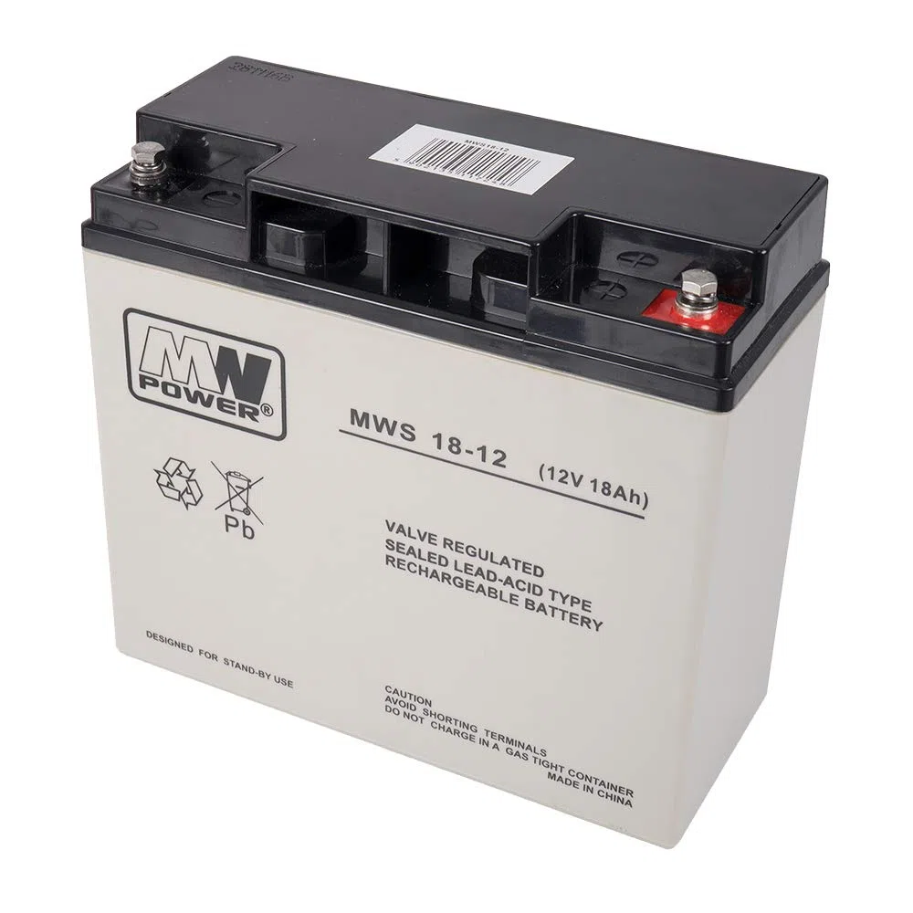 PNI PNI-ACC1812 MW 18-12S Bateria Gel 12V 18Ah Szary/Czarny
