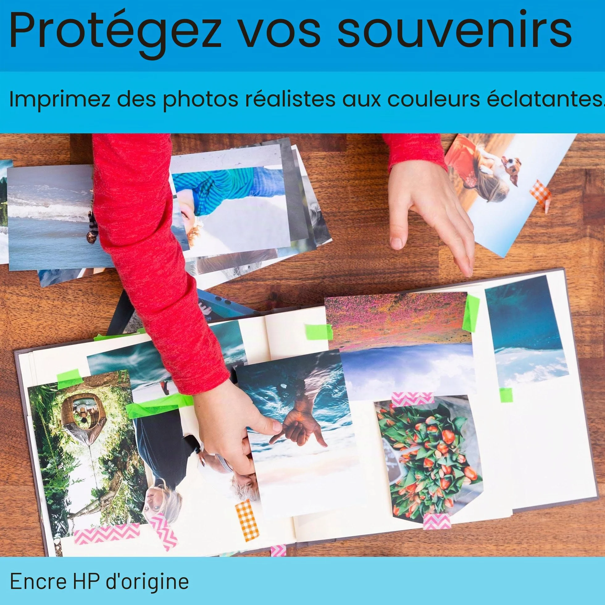 HP 301 Cartouches d'Encre Originales, Pack de 2, N9J72AE, Noir, Jaune, Cyan, Magenta, HP DeskJet 1000/1050A/1500/2000/2050A/2130/2500/3000, ENVY 4500/5500, OfficeJet 2620/4630