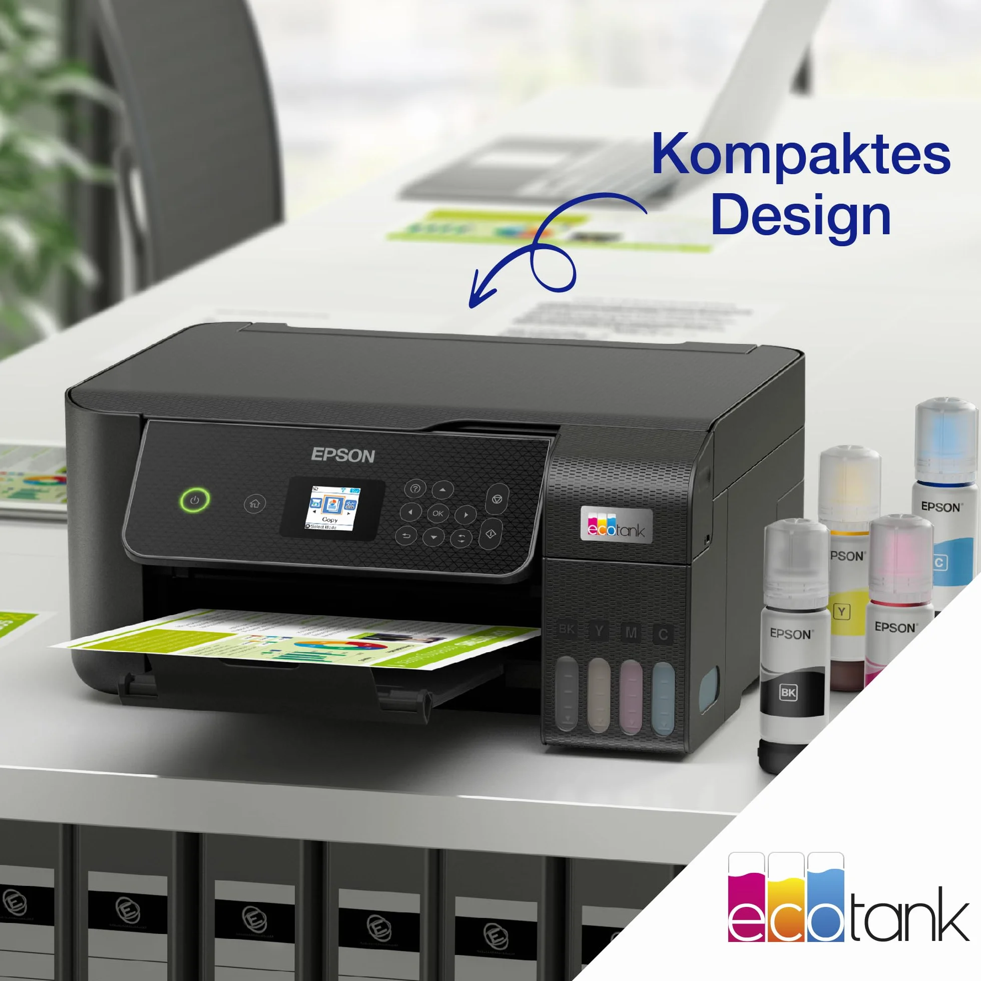 EcoTank ET-2870 Imprimante multifonction A4 Wi-Fi réservoir d'encre
