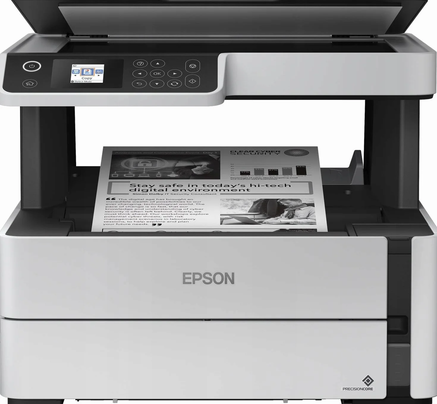 Epson Ecotank M2170 Tintenstrahl A4 1200 x 2400 Dpi 39 Seiten Pro Minute Wlan