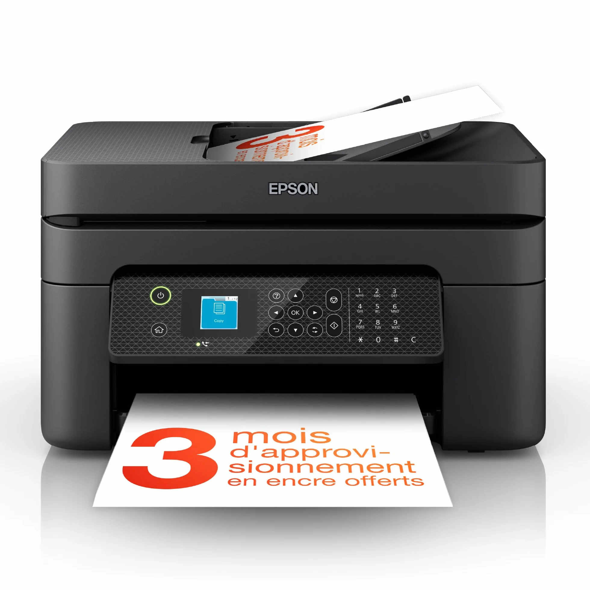 Epson Workforce WF-2930DWF Imprimante 4-en-1 WiFi ADF Recto-Verso Mobile