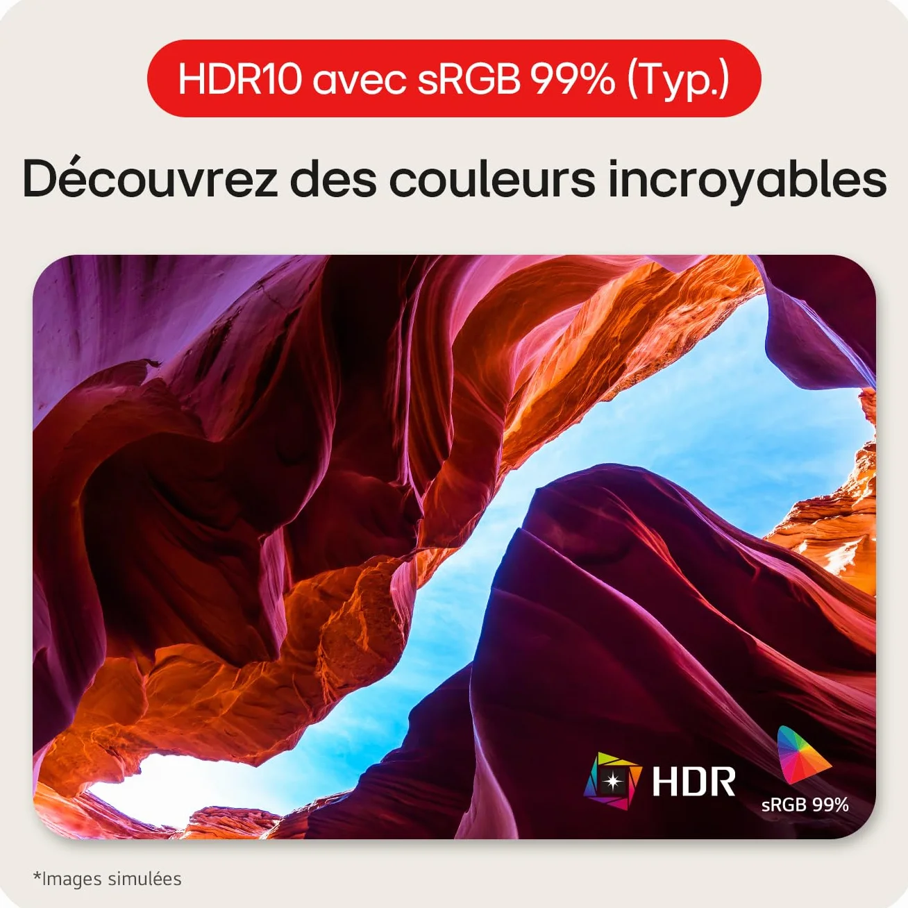 LG UltraWide 34WR50QK-B Ecran PC 34" VA QHD 3440x1440 100Hz HDR10 sRGB 90% Inclinable