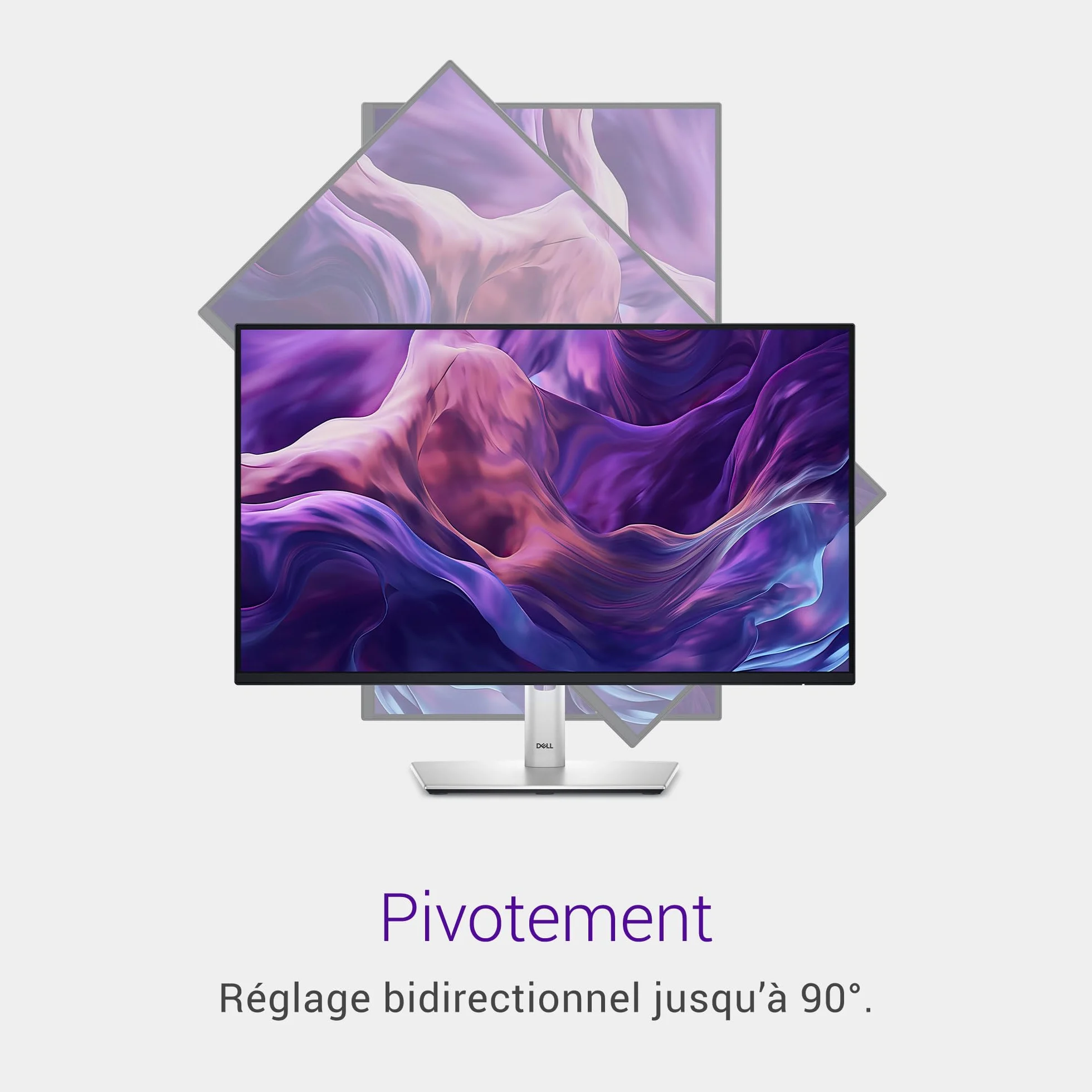 Dell P2425H 24" Full HD 100Hz IPS Monitor 5ms 99% sRGB USB-C DisplayPort HDMI VGA Noir