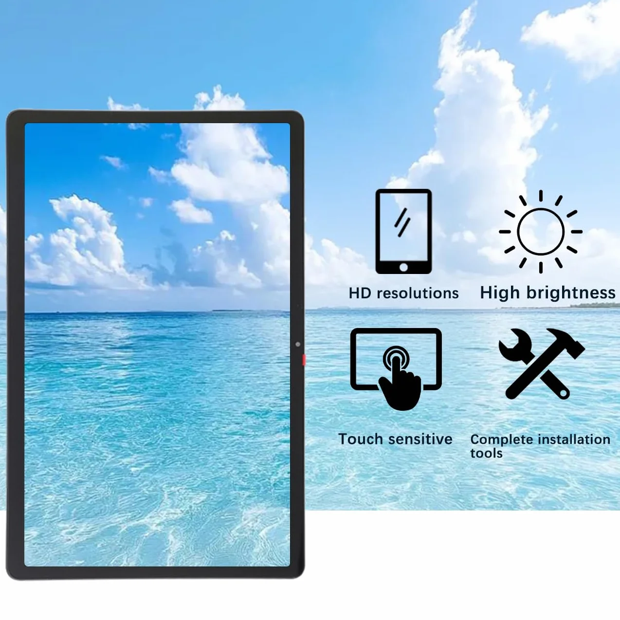 Écran LCD de rechange pour Lenovo Tab P11 Plus ZA940124SE
