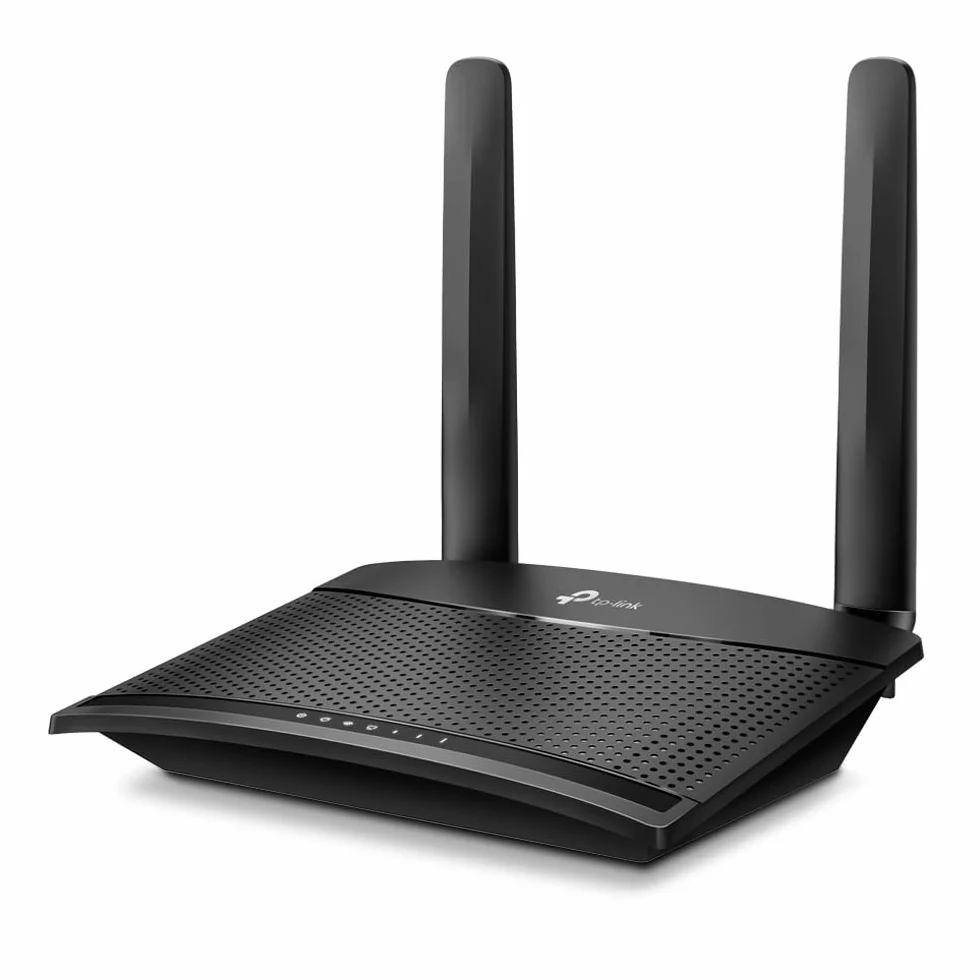 TP-Link TL-MR110 Routeur 4G LTE 2.4Ghz N300Mbps Cat 4 Modem 4G 2 Antennes Amovibles 2 Ports LAN Ethernet