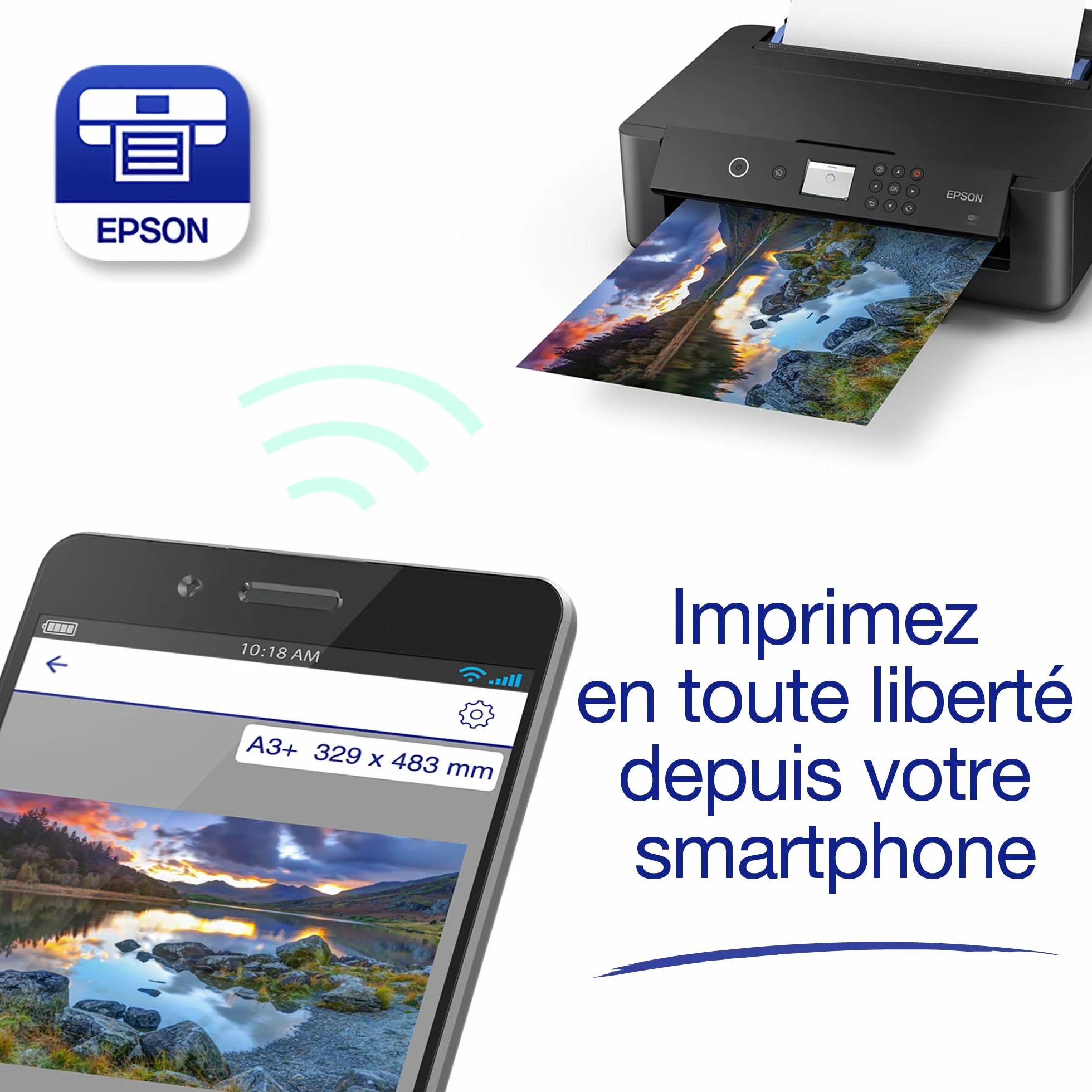 EPSON Expression Photo XP-15000 Imprimante A3+ 6 couleurs WiFi Direct Ethernet