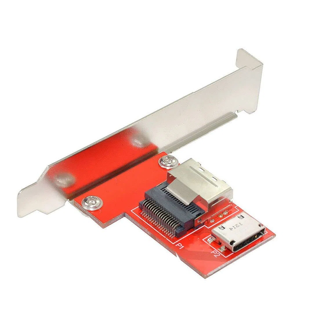 Chenyang Adaptateur Mini SAS SFF-8087 PCI-Express 4.0 vers Oculink SFF-8611 SFF-8612 PCBA femelle
