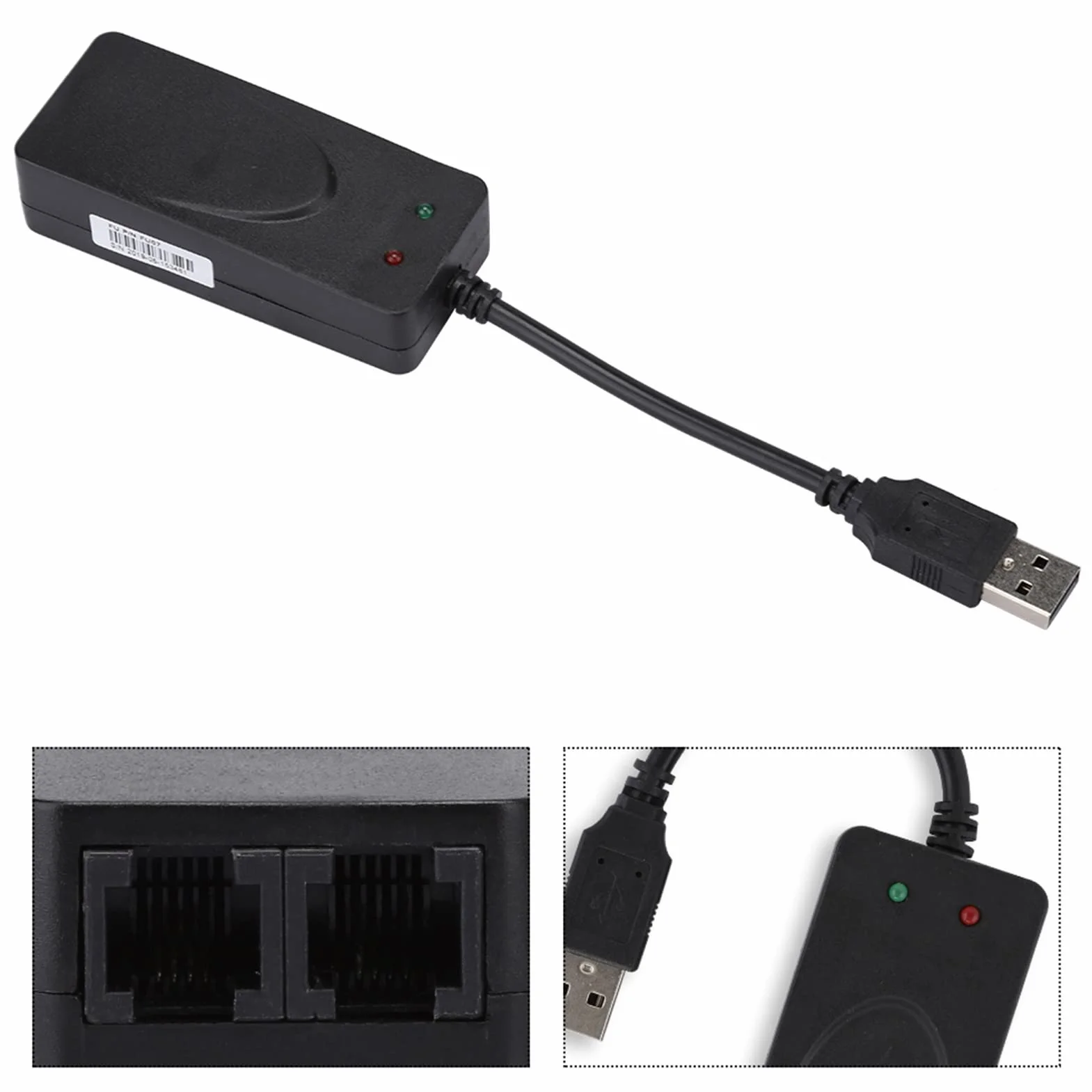 Modem Fax USB 2.0 56K Externe Plug and Play pour XP