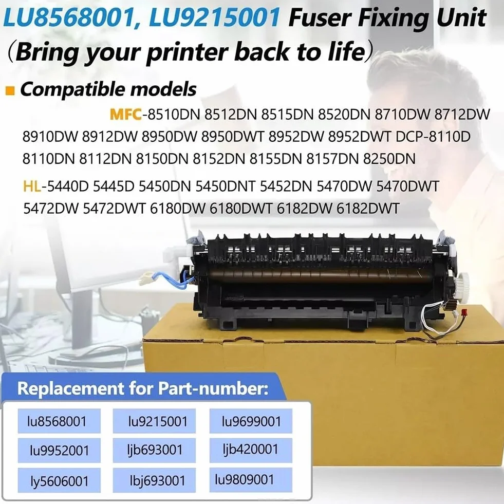 Unité de fusion de remplacement pour imprimantes MFC-8910DW 8950DW DCP-8155DN HL-5445D 5450DN 5470DWT 6180DW (220V)