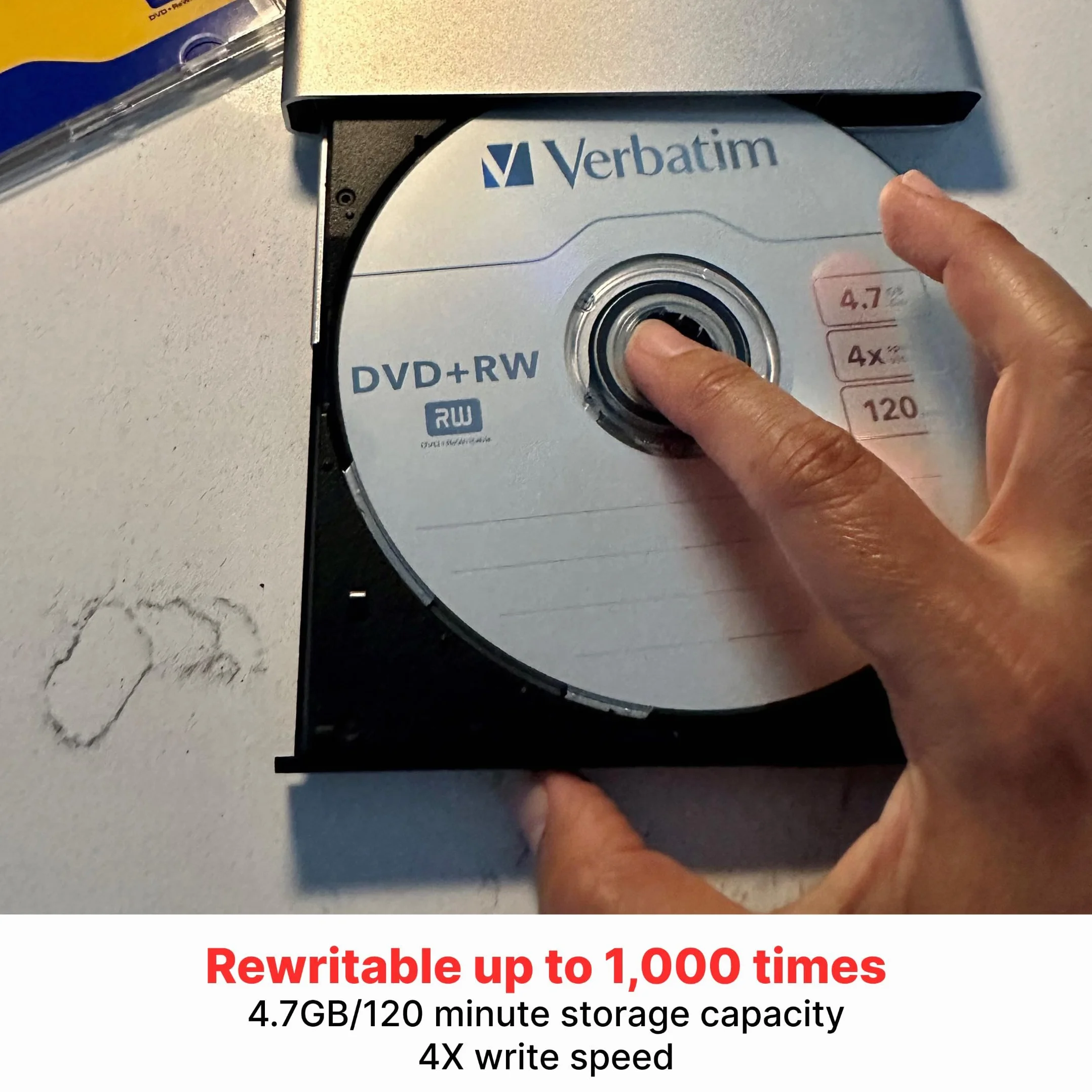 Verbatim DVD+RW 4.7GB 4X 30pk Spindle