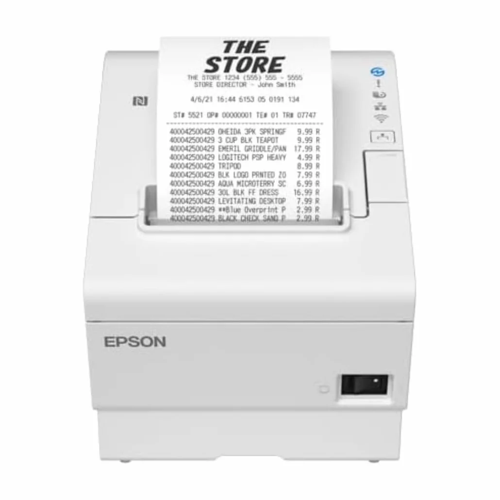 Epson TM T88VII Belegdrucker Thermozeile 180x180 DPI 500 mm/s USB LAN Seriell Cut