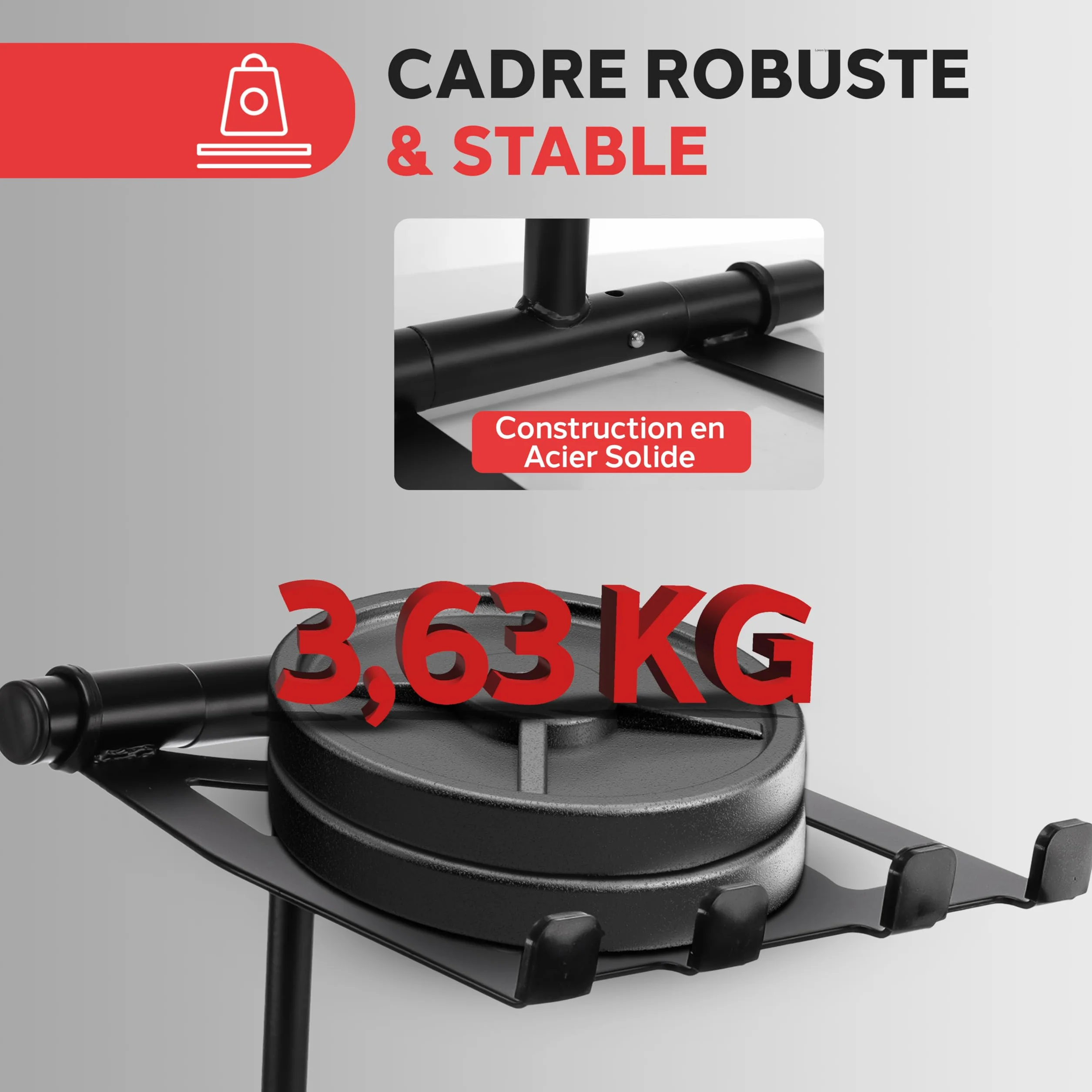 Pyle Support Ordinateur Portable Table Debout Angle Réglable Laptop Stand Hauteur Pliable Plateau Antidérapant Quatre Branches iPad