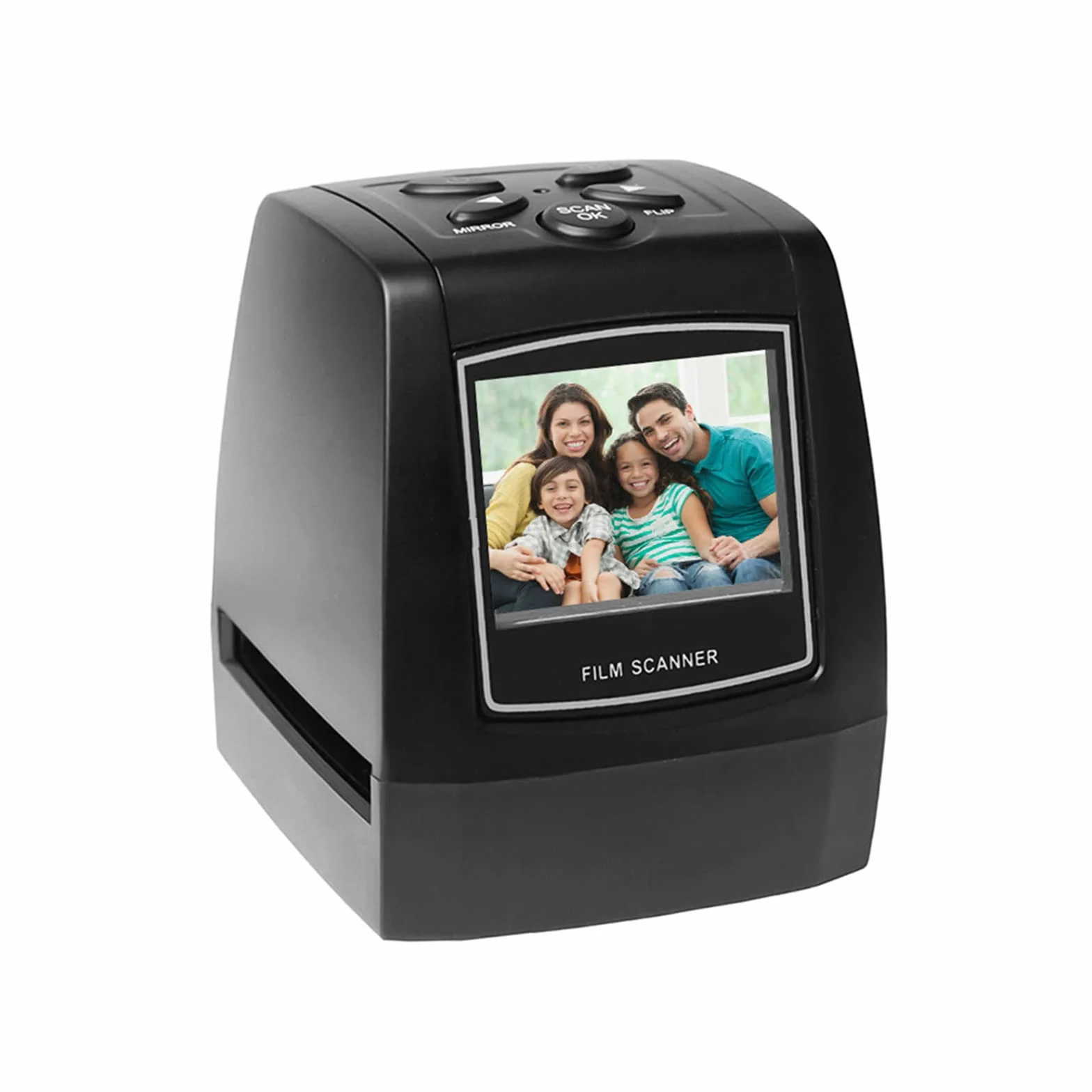 Scanner de Films et Diapositives avec écran LCD 2,4 Pouces pour Négatifs JPEG