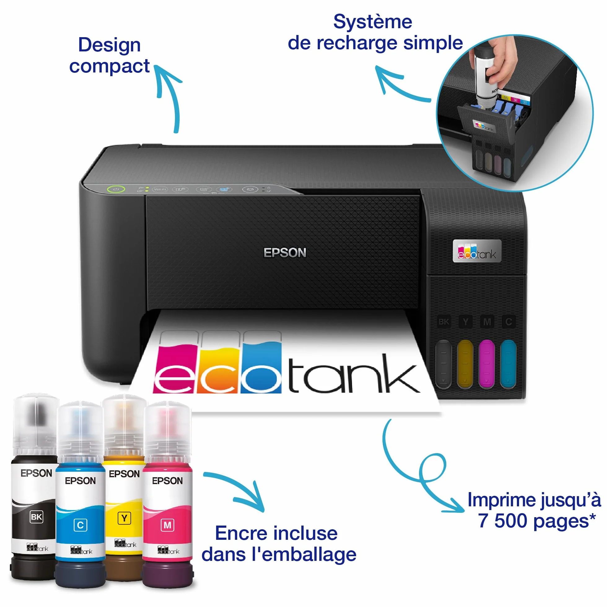 Epson EcoTank ET 2865 Imprimante Multifonction