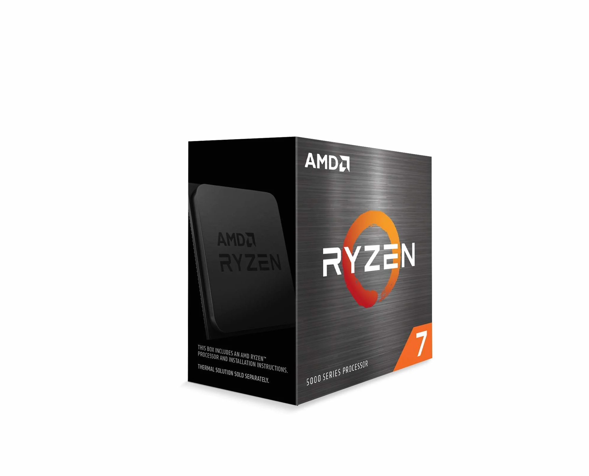AMD Ryzen 7 5800X Processeur 8 Cœurs 16 Threads 105W TDP Socket AM4 36 Mo Cache 4,7 GHz Boost sans Ventilateur