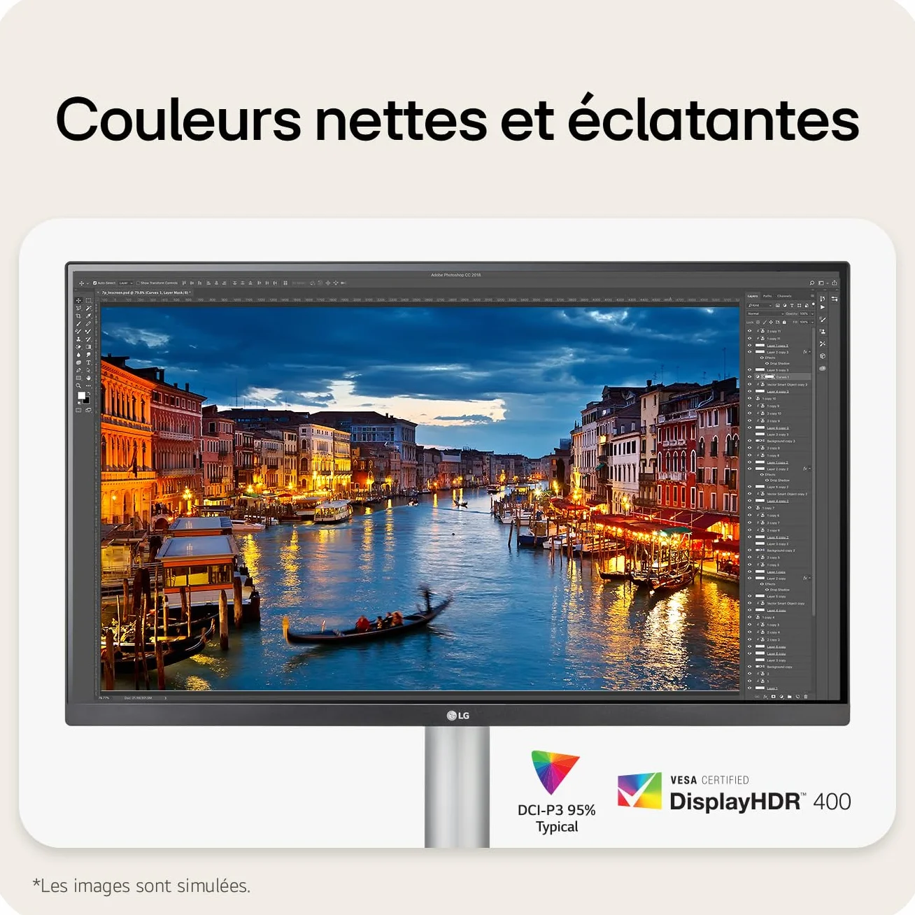 LG Ultrafine 27UP850K-W Ecran PC 4K 27" IPS UHD 3840x2160 5ms GtG 60Hz DisplayHDR 400 DCI-P3 95%