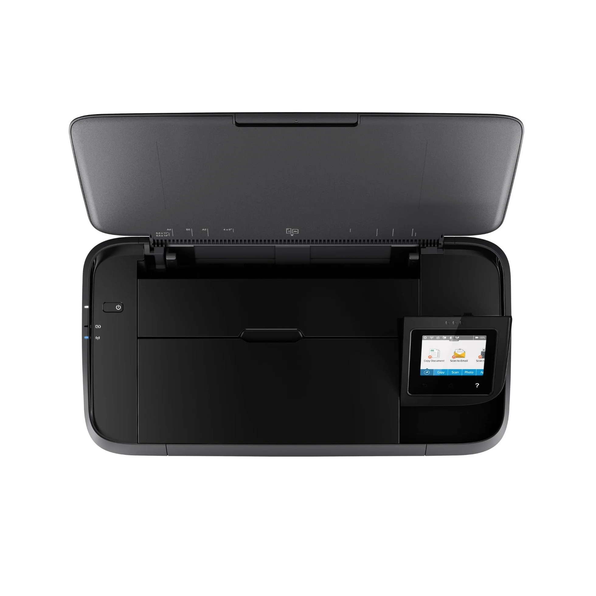 HP OfficeJet 250 Imprimante Tout-en-Un Portable, Impression Copie Numérisation 600 dpi, Wi-Fi USB, Noire
