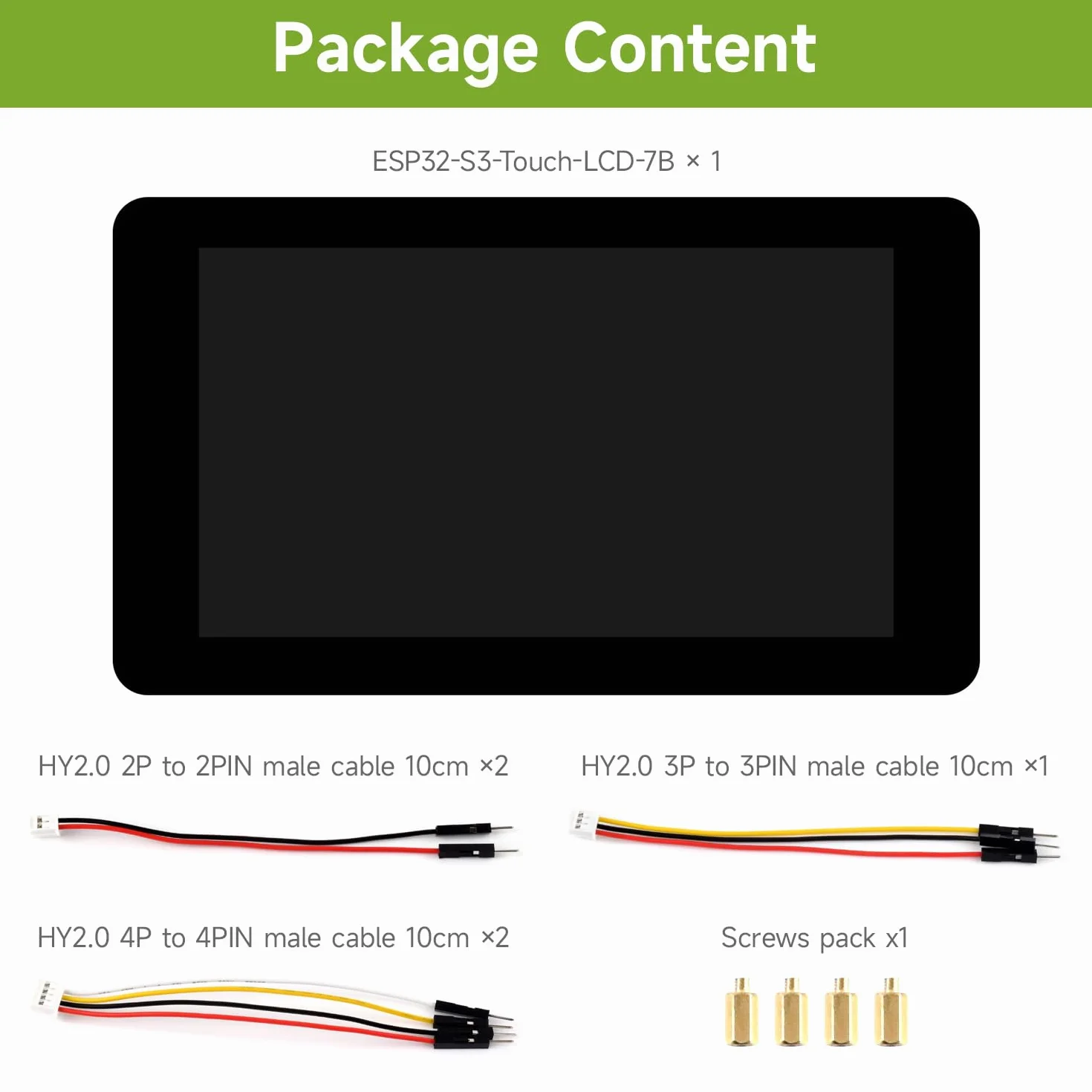 Waveshare ESP32-S3 Display 7inch LCD Development Board 1024x600 32-bit LX7 Dual-Core 240MHz Wi-Fi BT Touch