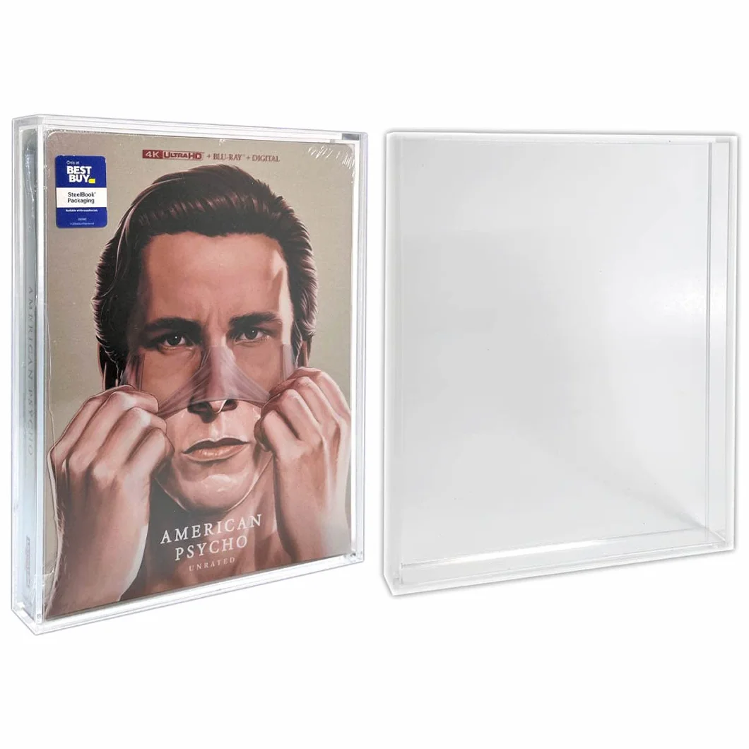 Lot de 2 boîtiers de Protection en Acrylique pour Steelbook Blu-Ray 4K UHD