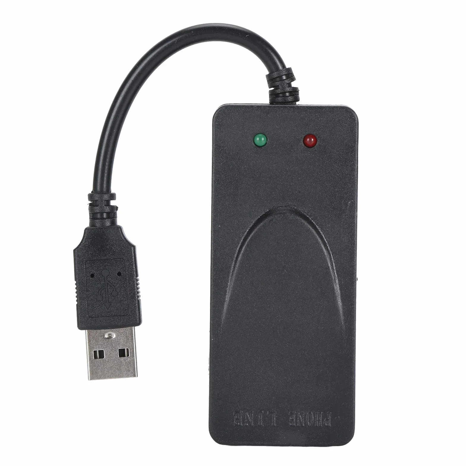 Modem USB 56K Externe avec Deux Ports RJ11 et Identification de L'appelant
