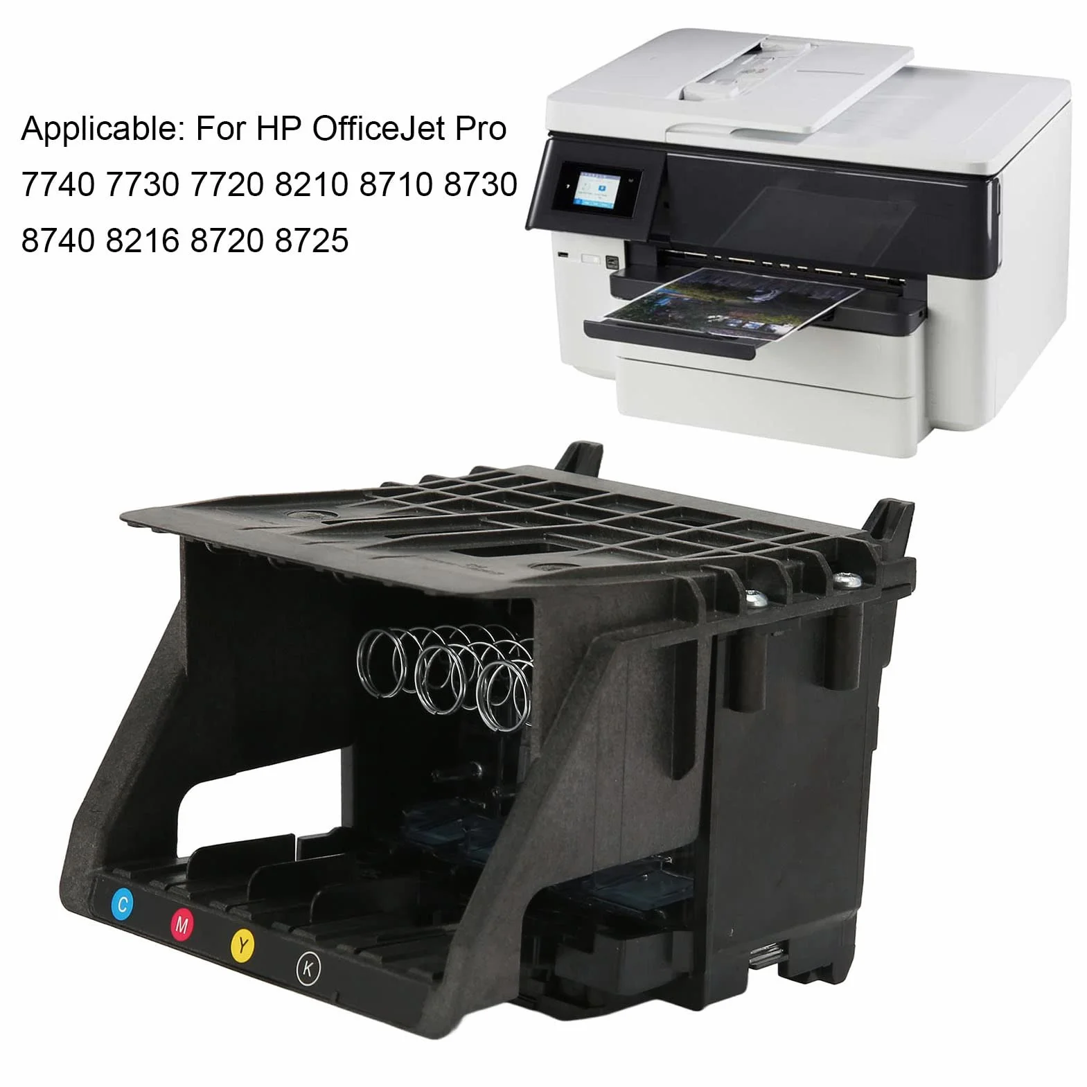 Tête d'impression HP OfficeJet Pro 7740 7730 7720 8210 8710 8730 8740 8216 8720 8725 Pièces de rechange
