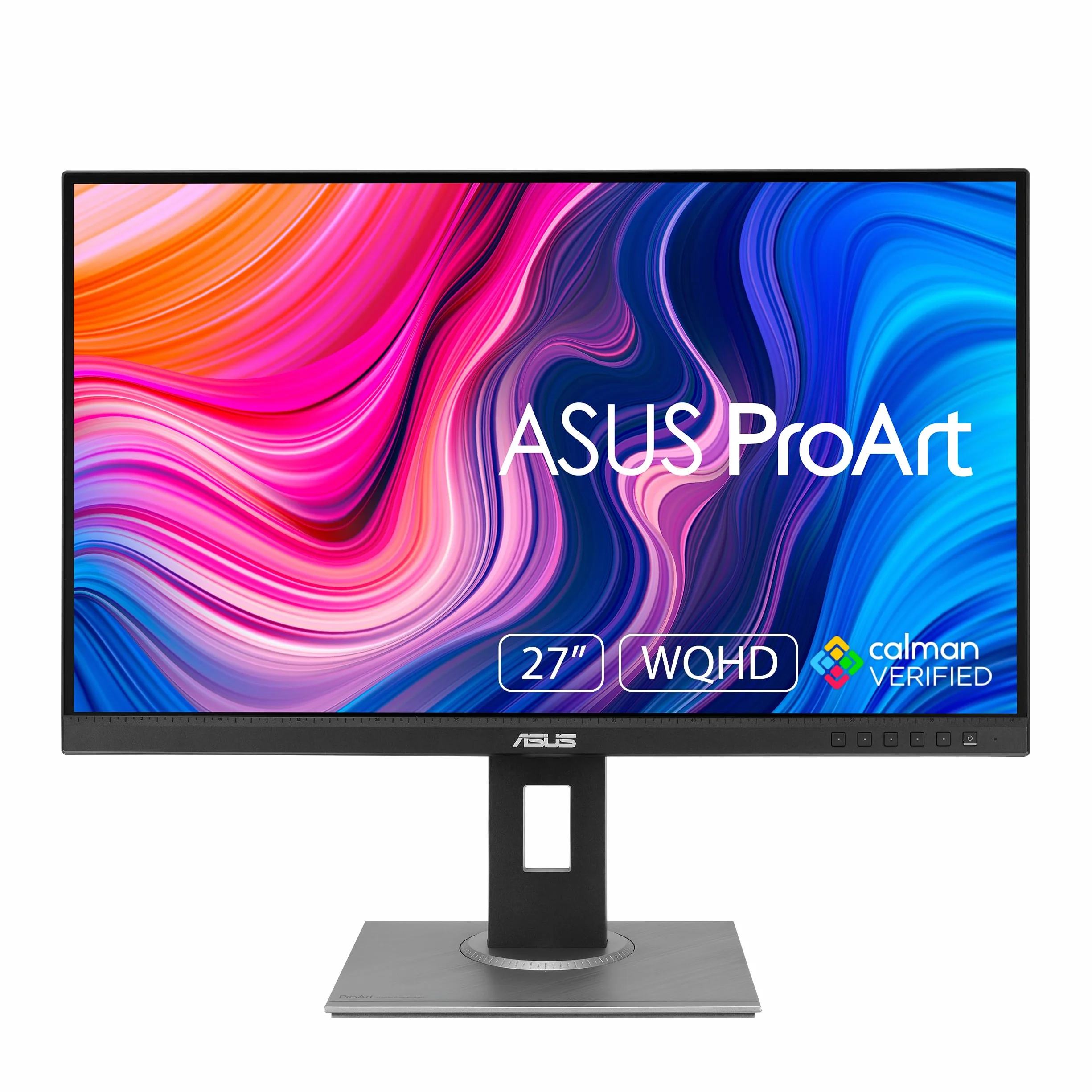 ASUS ProArt Display PA278QV – Moniteur Professionnel de 27’’ avec Dalle IPS, résolution WQHD (2560x1440), 100% sRGB, 100% Rec.709, ΔE < 2, Calman Verified, ProArt Preset, Pied Ergonomique