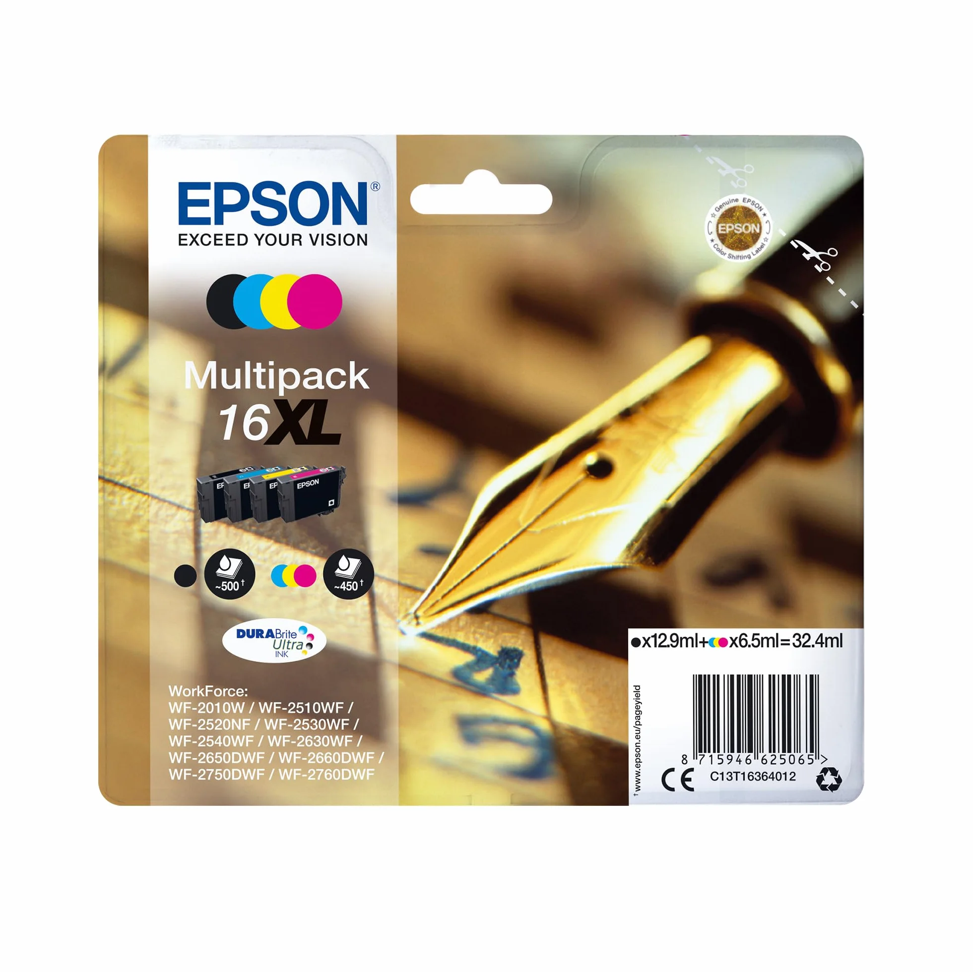 Epson DURABrite Ultra 4-Colours Ink Cartridges Multipack
