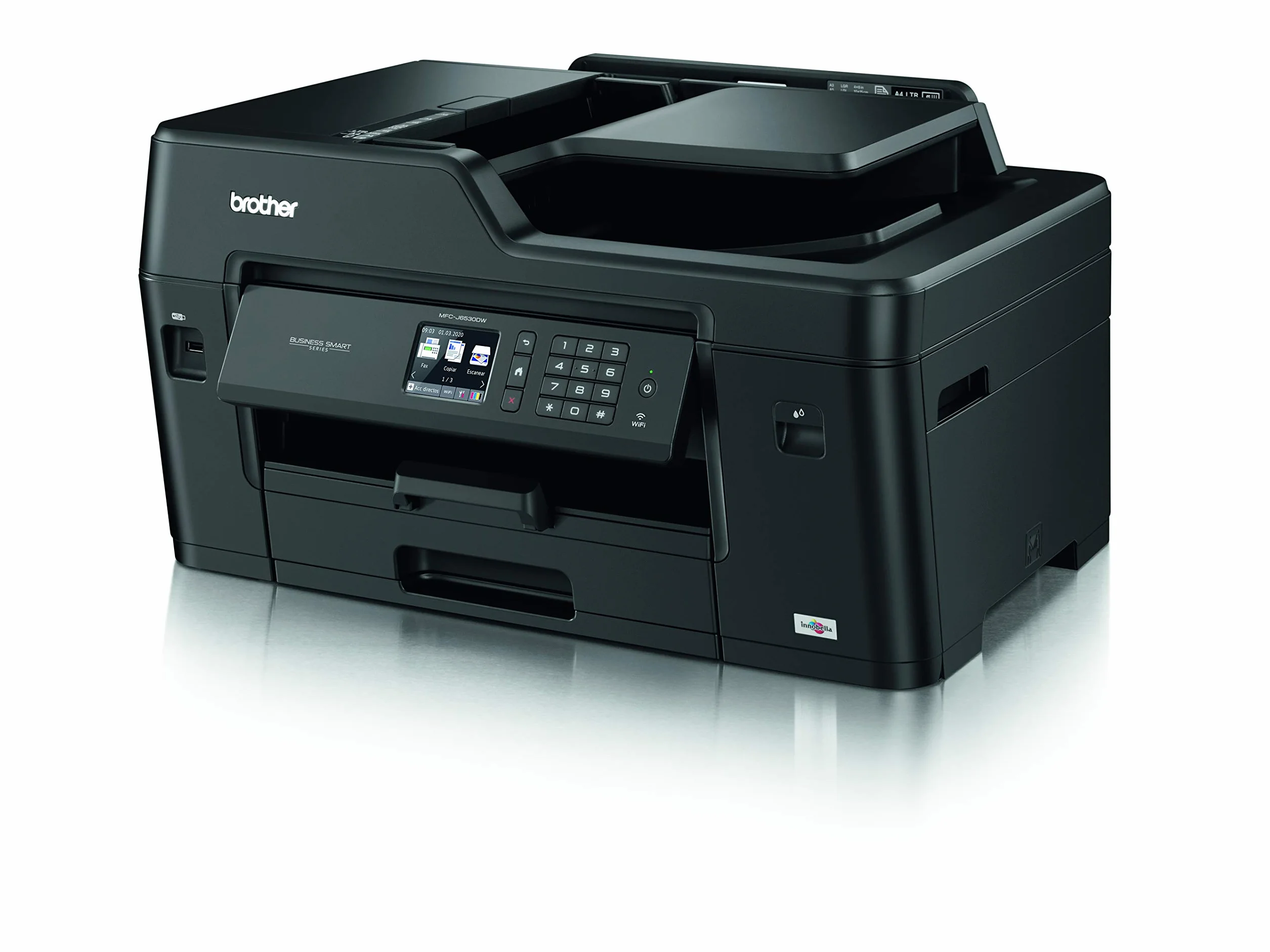 Brother MFC-J6530DW Imprimante Multifonction 4 en 1 Jet d'Encre A3 Recto-Verso Ethernet Wi-Fi