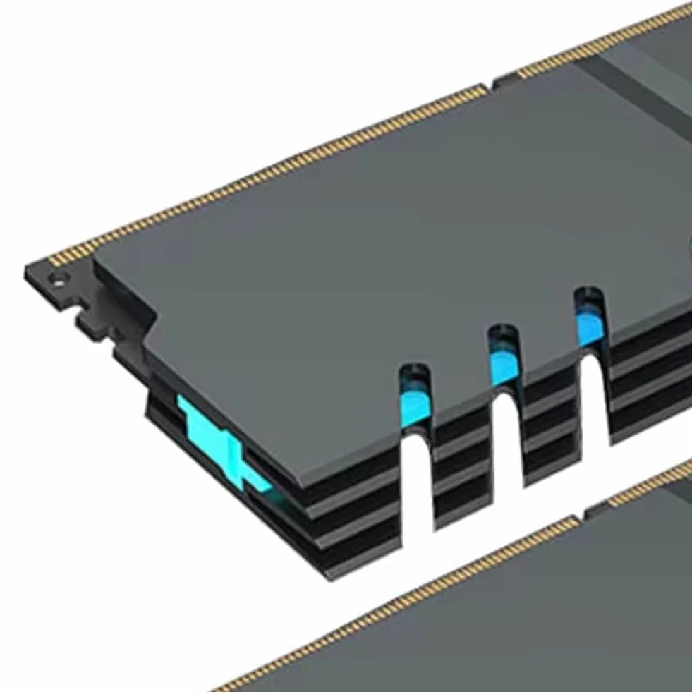Refroidisseur de RAM DDR4 DDR5 5V Sync ARGB Noir pour PC RGB