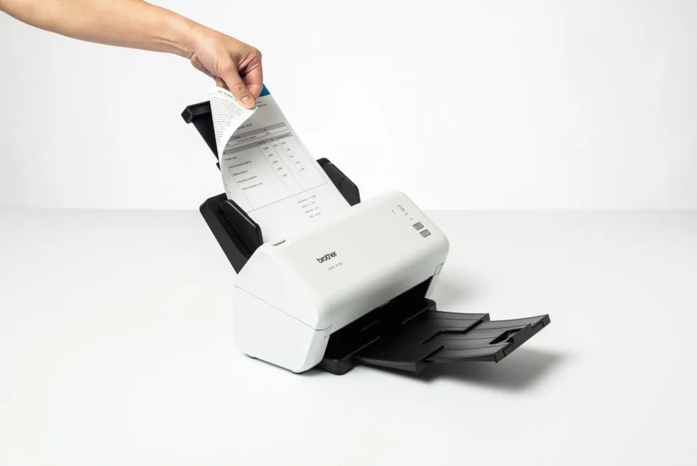 BROTHER ADS-4100 Scanner de Documents Bureautique A4 Recto-Verso 35 Pages/Minute Scan to USB ADF 60 Feuilles