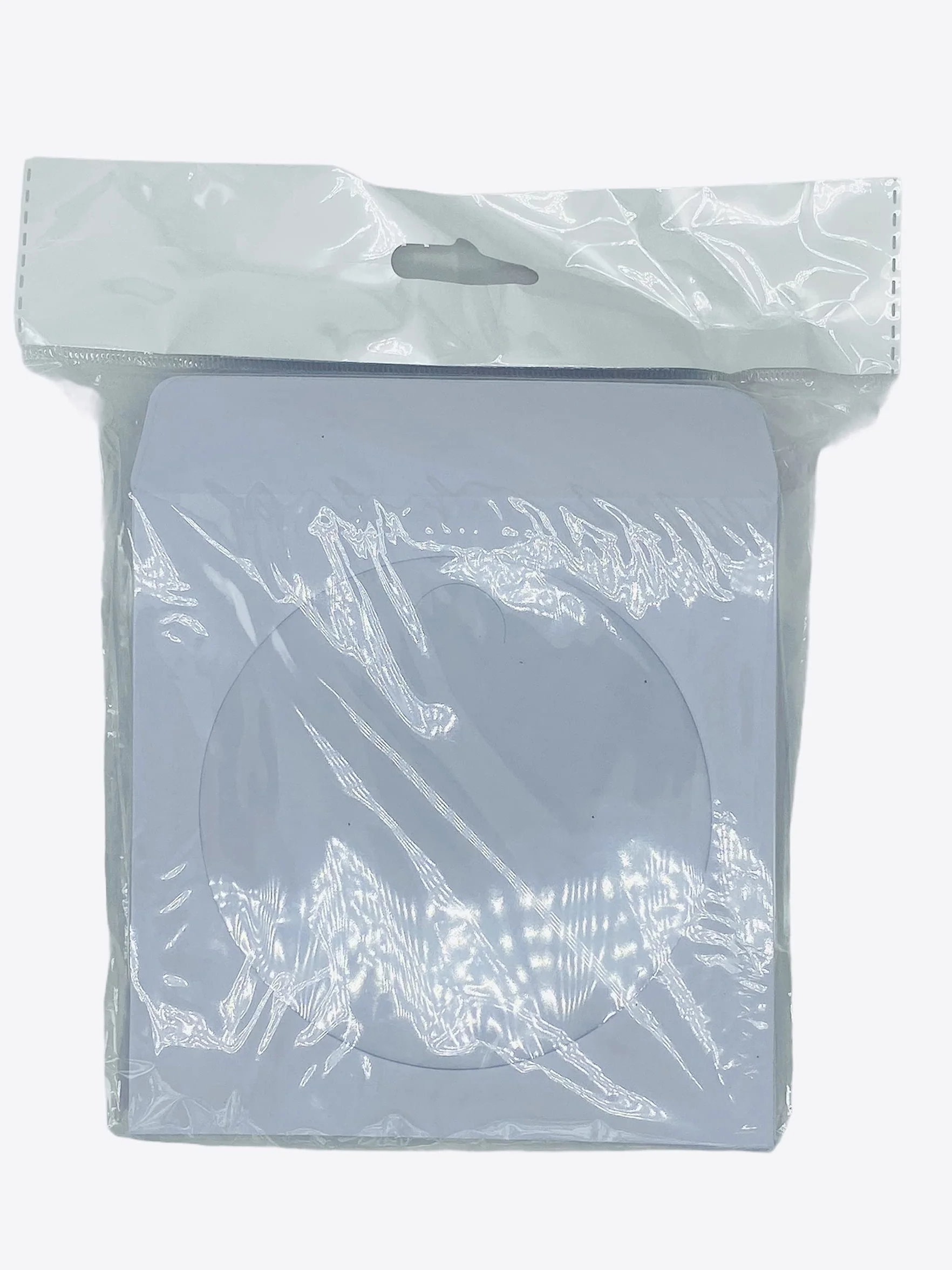 Lot de 300 enveloppes blanches pour CD/DVD/Blu-ray avec fenêtre transparente