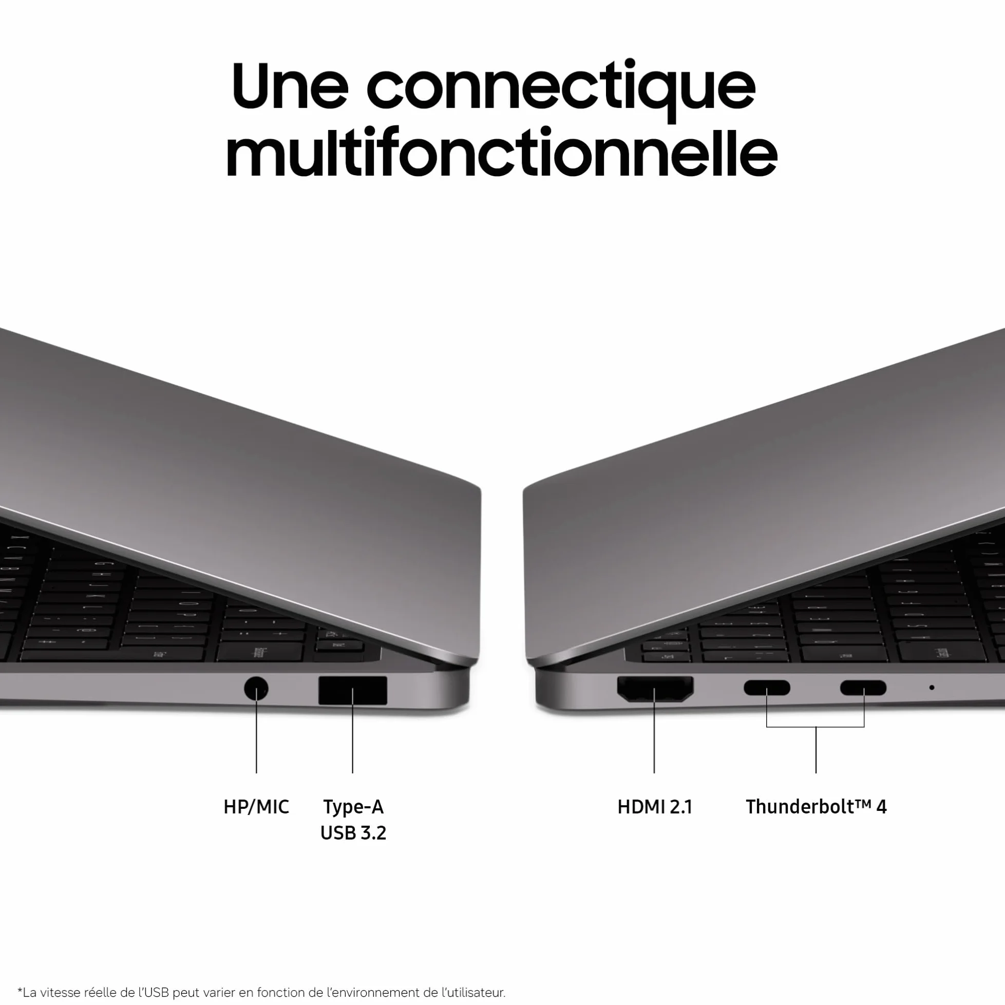 Samsung Galaxy Book6 Pro 14" PC Portable Copilot+ Intel Core Ultra 7 16 Go RAM 512 Go SSD Écran Tactile Dynamic AMOLED 2X Anthracite