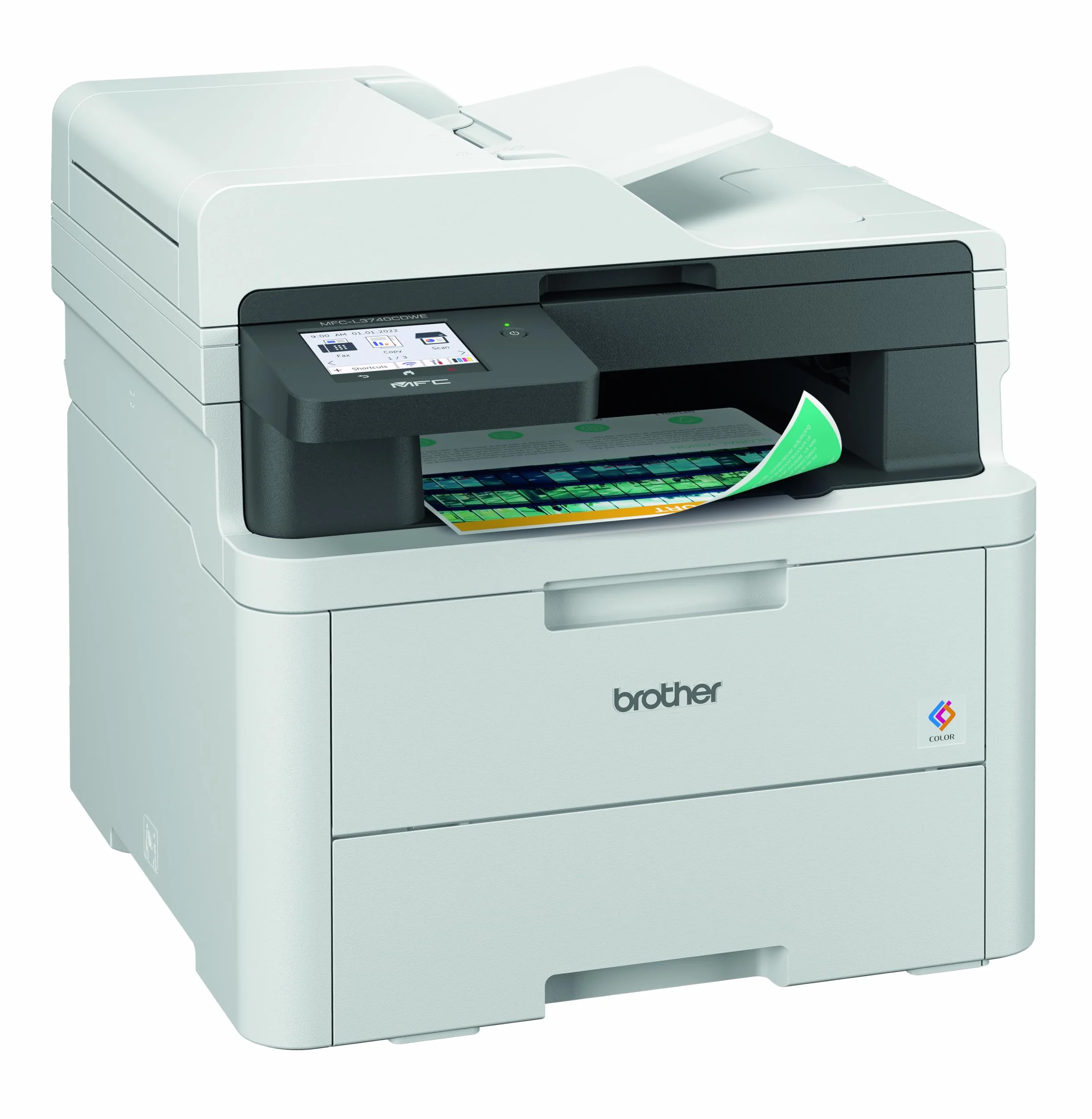 Brother MFC-L3740CDW Imprimante Multifonction Couleur 4 en 1 Wi-Fi LAN Recto Verso