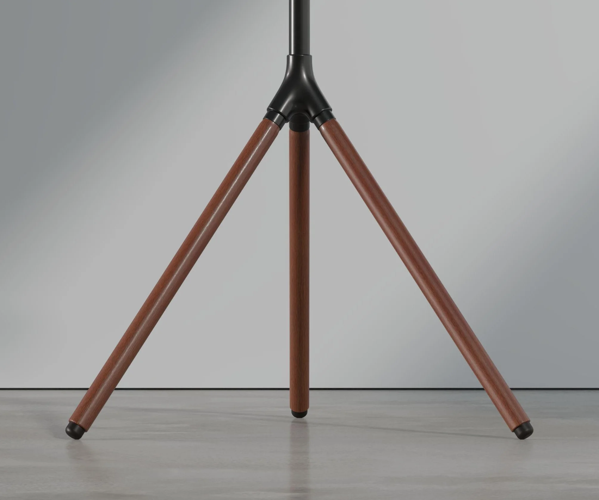 JAPANNEXT Support Trépied Bois pour TV & Écran 32-65 Pouces Charge Max 35 kg Hauteur & Pivot Réglable JN-3265-TRIWOOD