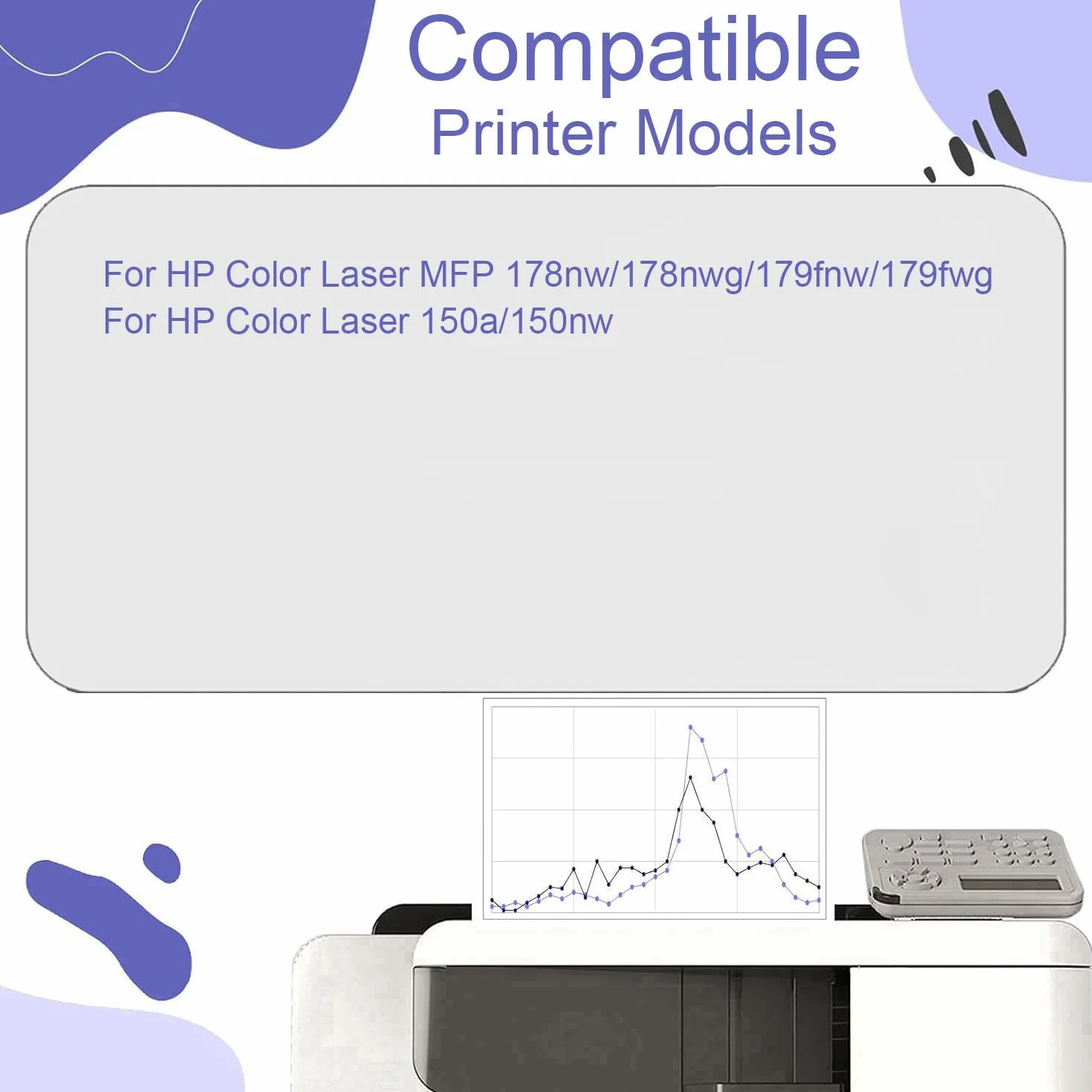 Courroie de Transfert Compatible HP 178nw 179fnw 150a 150nw Haute Capacité 20000 Pages