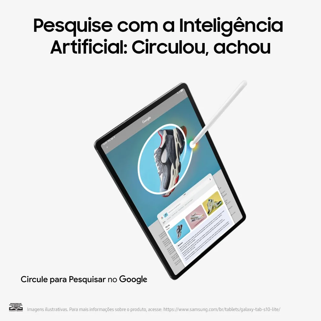 Samsung Galaxy Tab S10 Lite 128 Go 6 Go RAM Wi-Fi Écran LCD 10,9 po 90 Hz Tablette Android 15