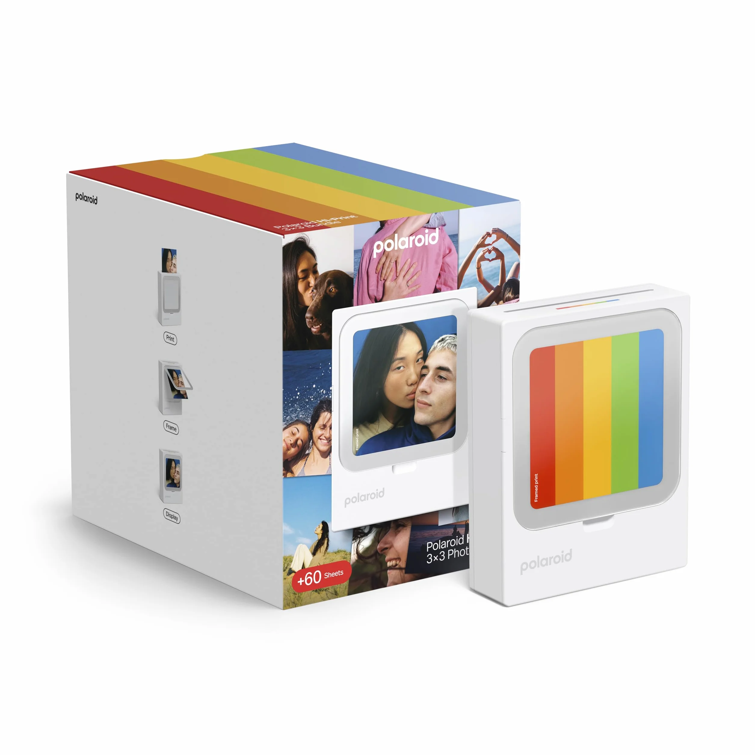 Polaroid Hi-Print 3x3 Imprimante Photo Bluetooth de Poche Blanche 60 Feuilles