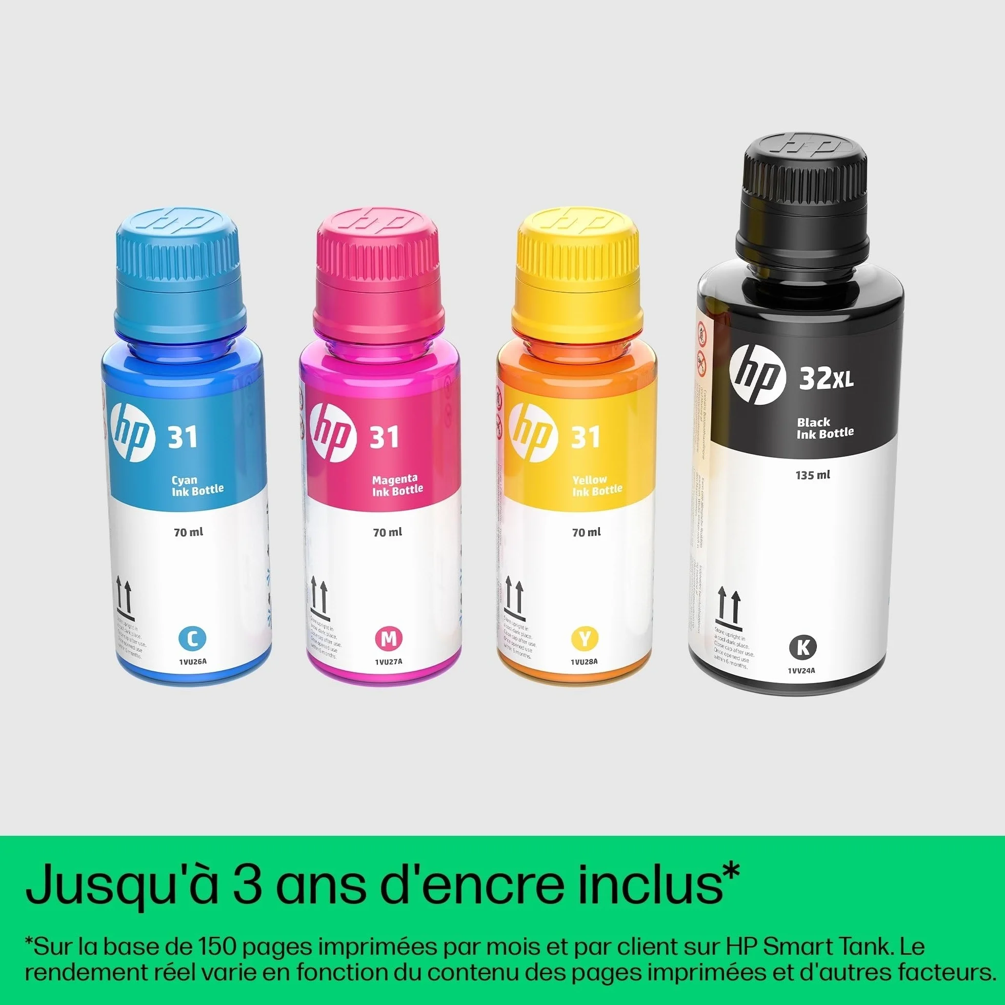 HP Smart Tank 7305 Imprimante Multifonction Couleur Réservoir d'encre Haut Volume Wi-Fi Recto Verso Automatique Grise