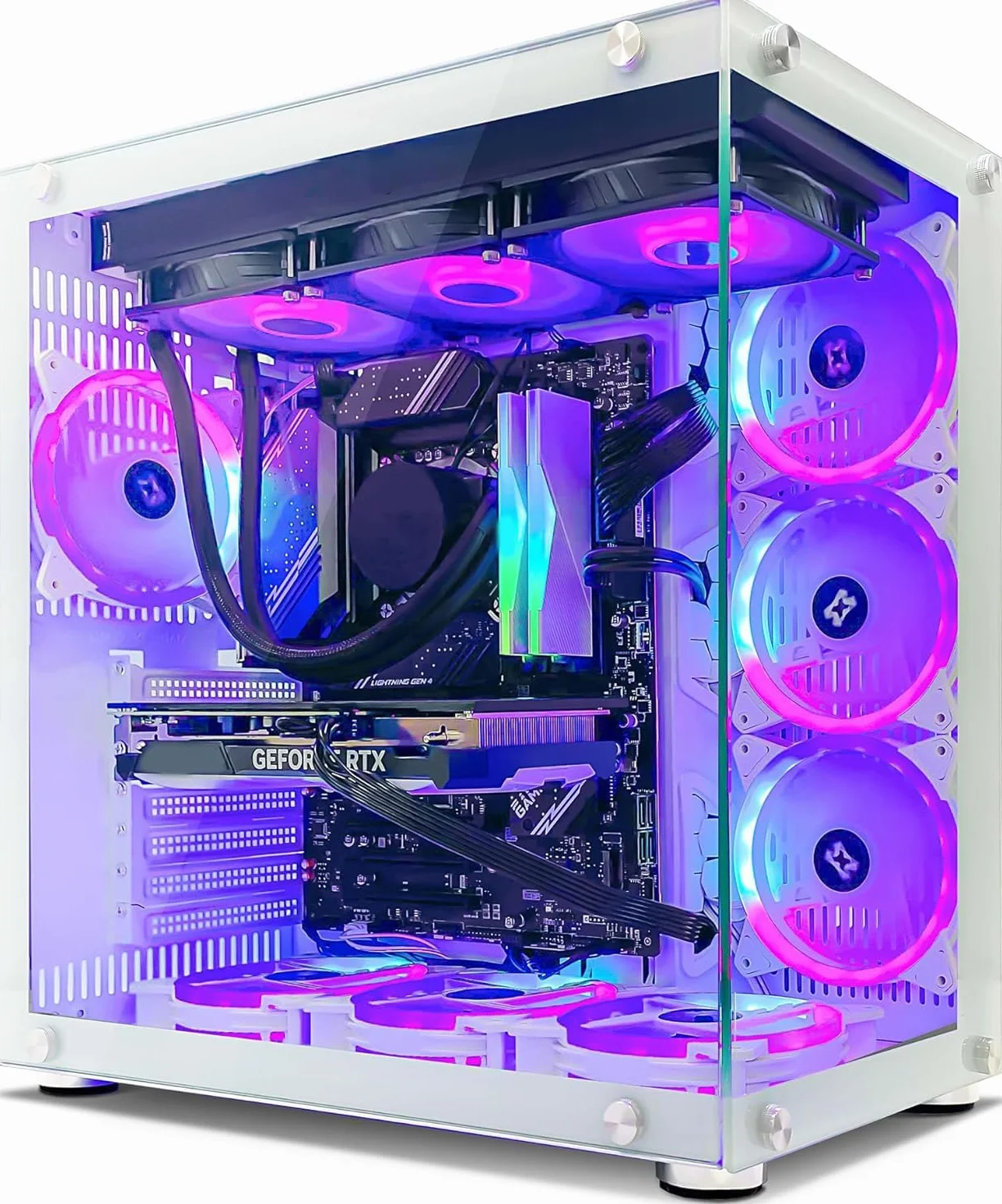 PC Gamer Intel Core i7-12700KF NVIDIA RTX 5070 12 Go RAM DDR4 32 Go RGB SSD 1 To WiFi Watercooling W11