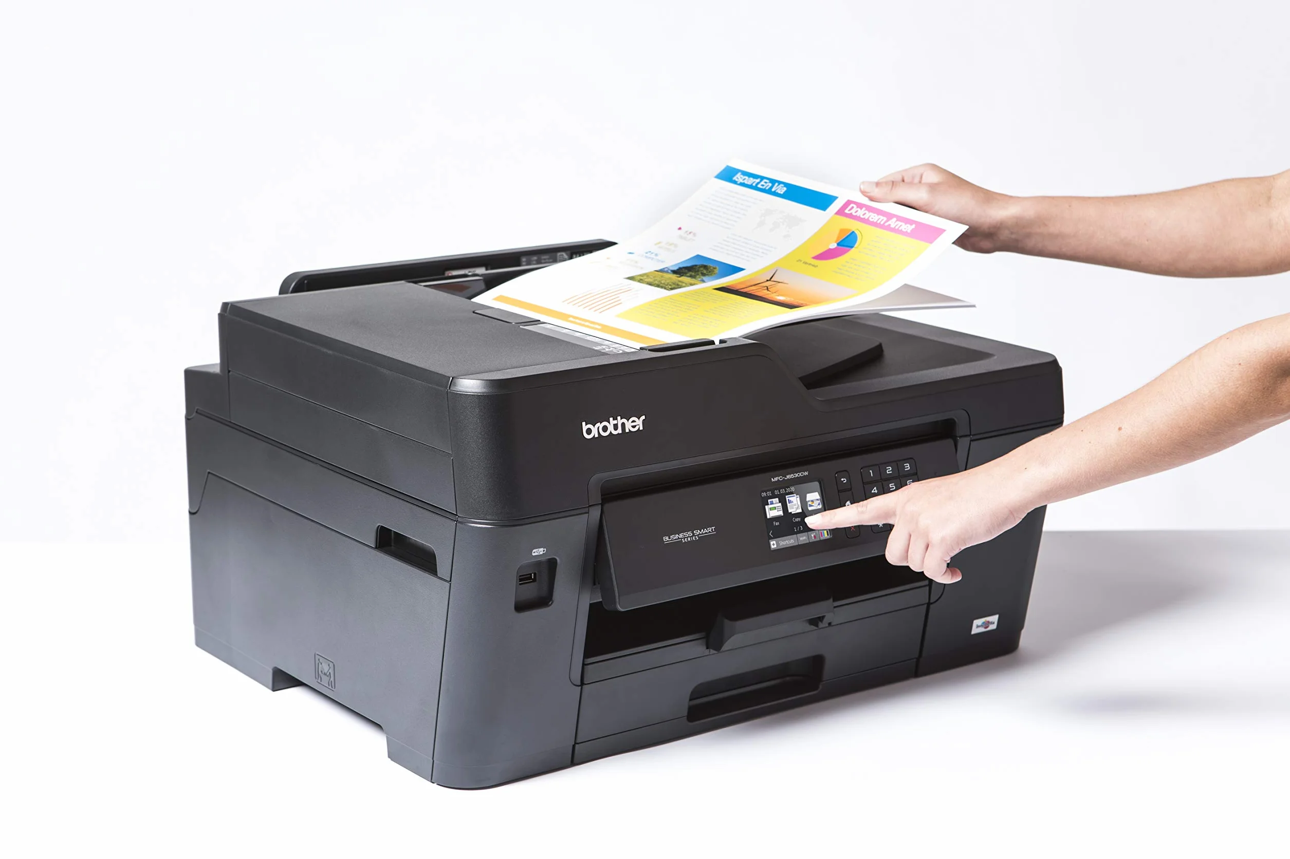 Brother MFC-J6530DW Imprimante Multifonction 4 en 1 Jet d'Encre A3 Recto-Verso Ethernet Wi-Fi