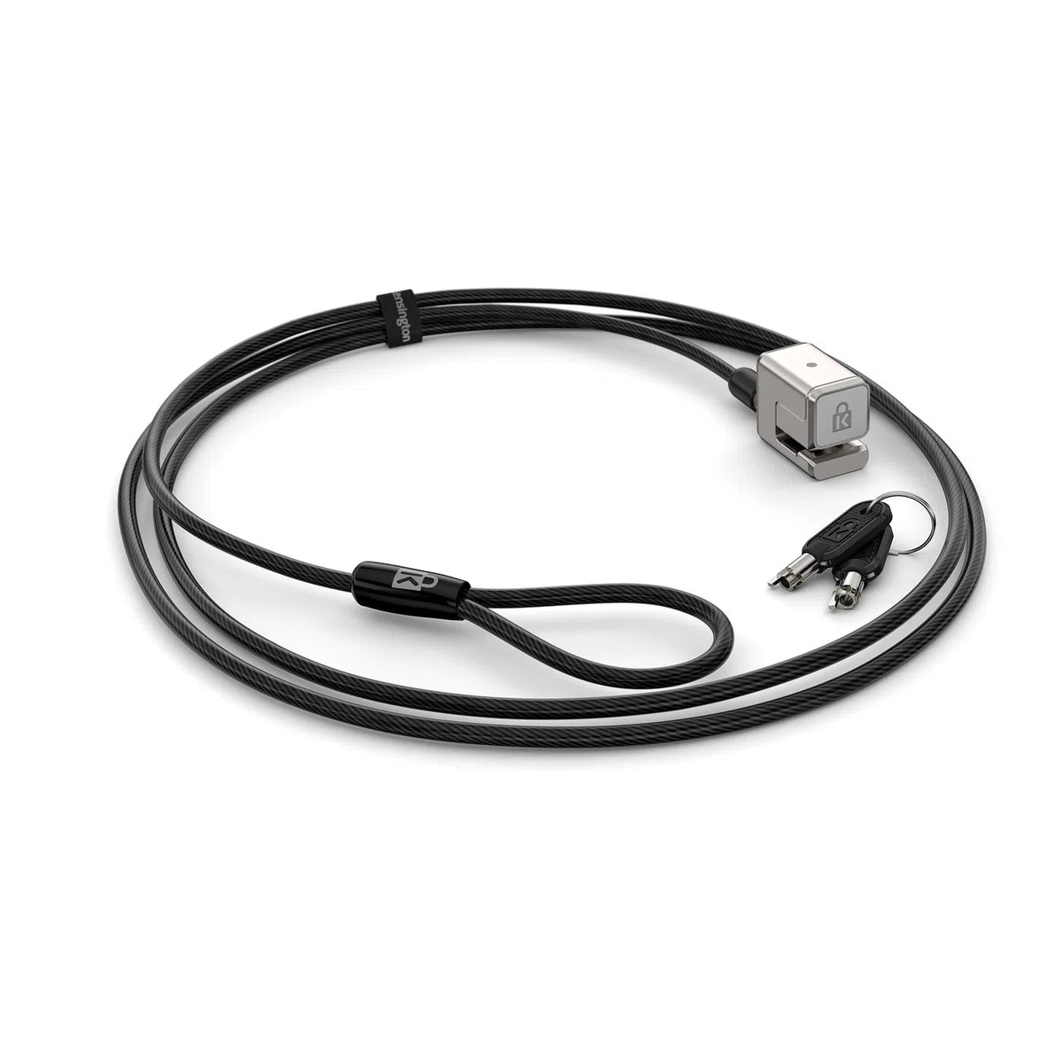 Kensington Câble de Sécurité 1,8 m pour Surface Pro Surface Go Verrouillage Non Invasif Acier Carbone K62044WW