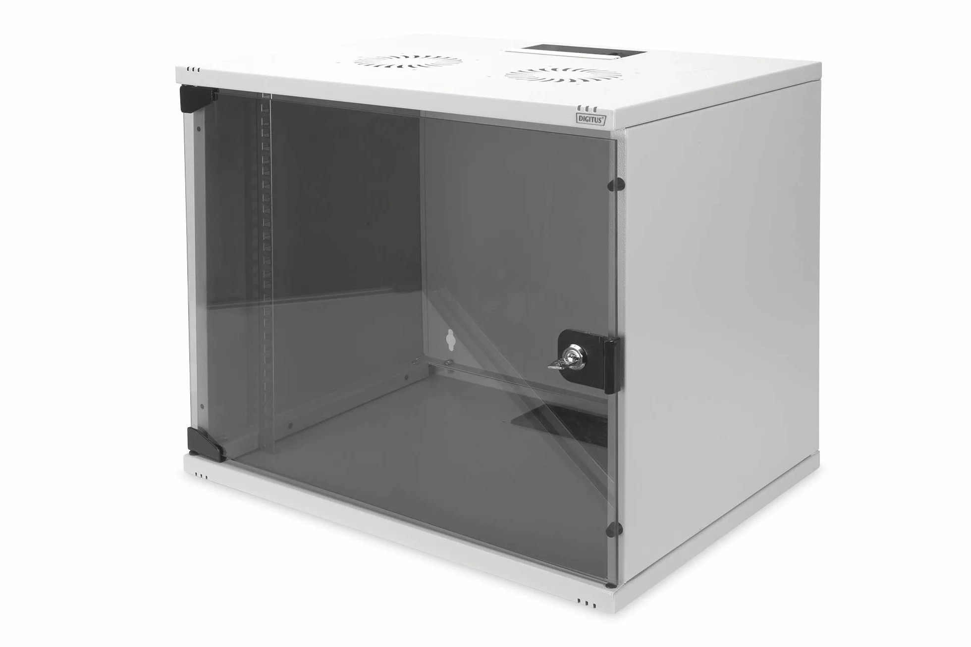 DIGITUS Armoire baie murale 19" SOHO 9U 460 x 540 x 400 mm Gris