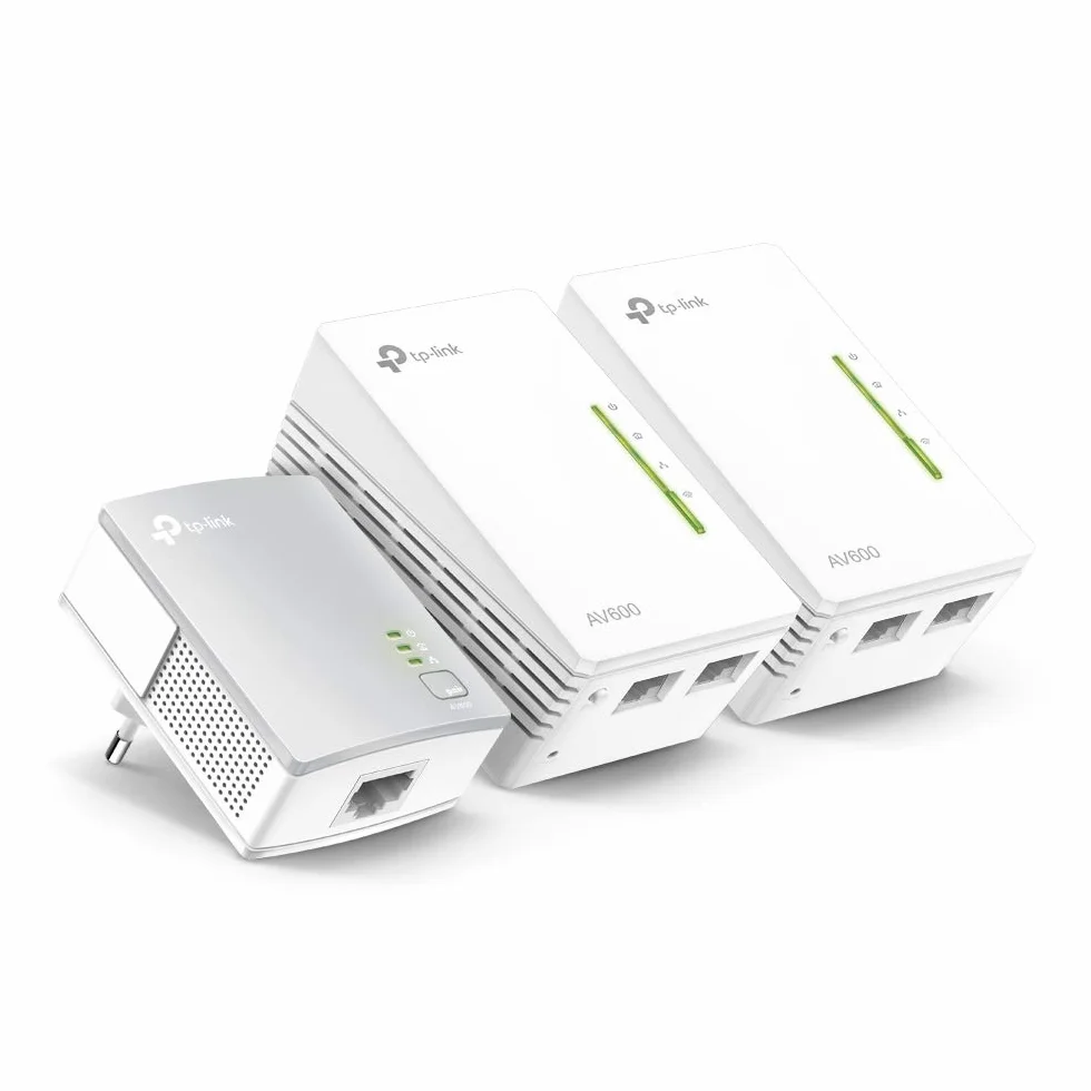 TP-Link TL-WPA4220T KIT CPL 600 Mbps 2 Ports Ethernet 1 CPL Filaire 2 CPL Wi-Fi