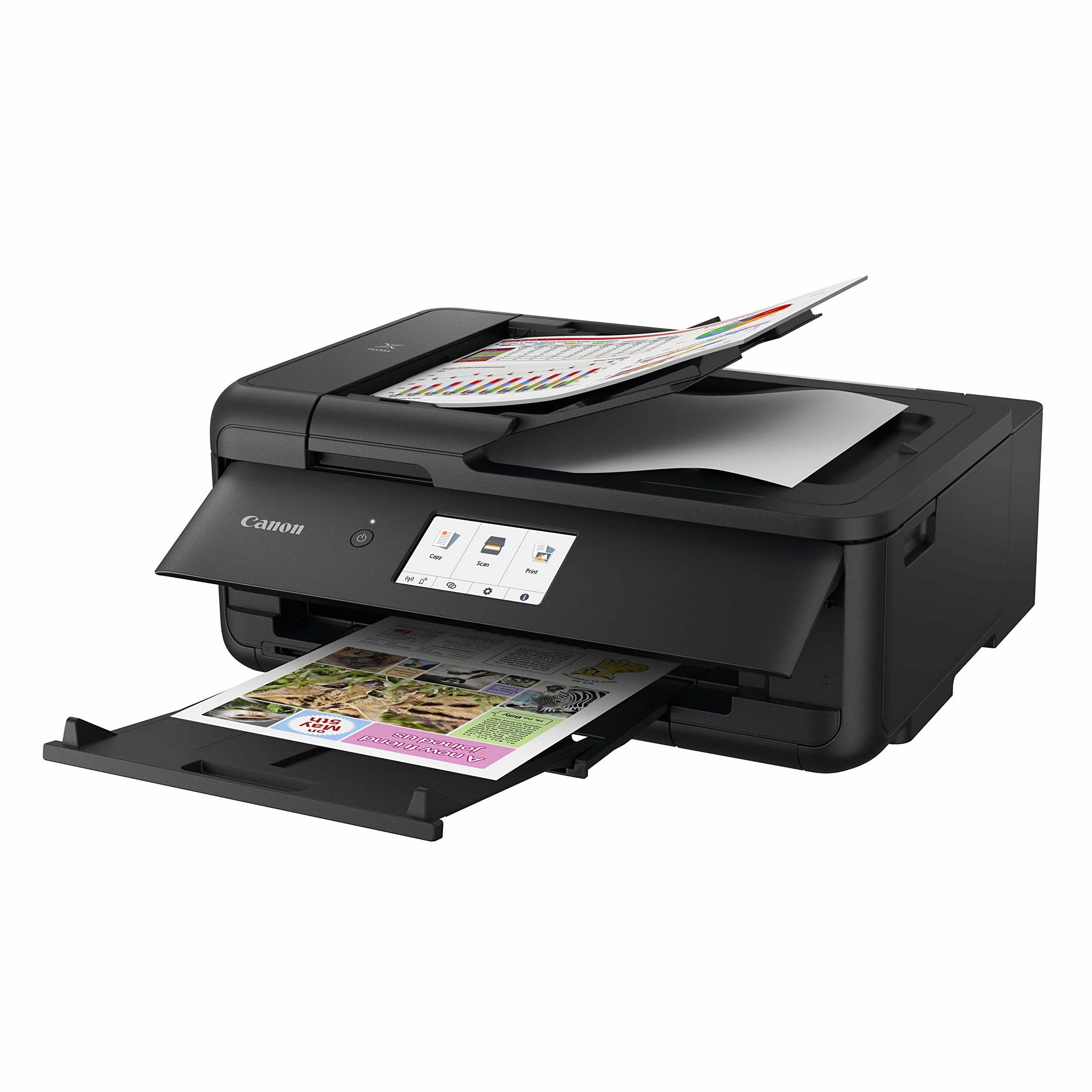 Canon PIXMA TS9550a Imprimante Multifonction Jet d’Encre Couleur A3 A4 WiFi LAN Noir