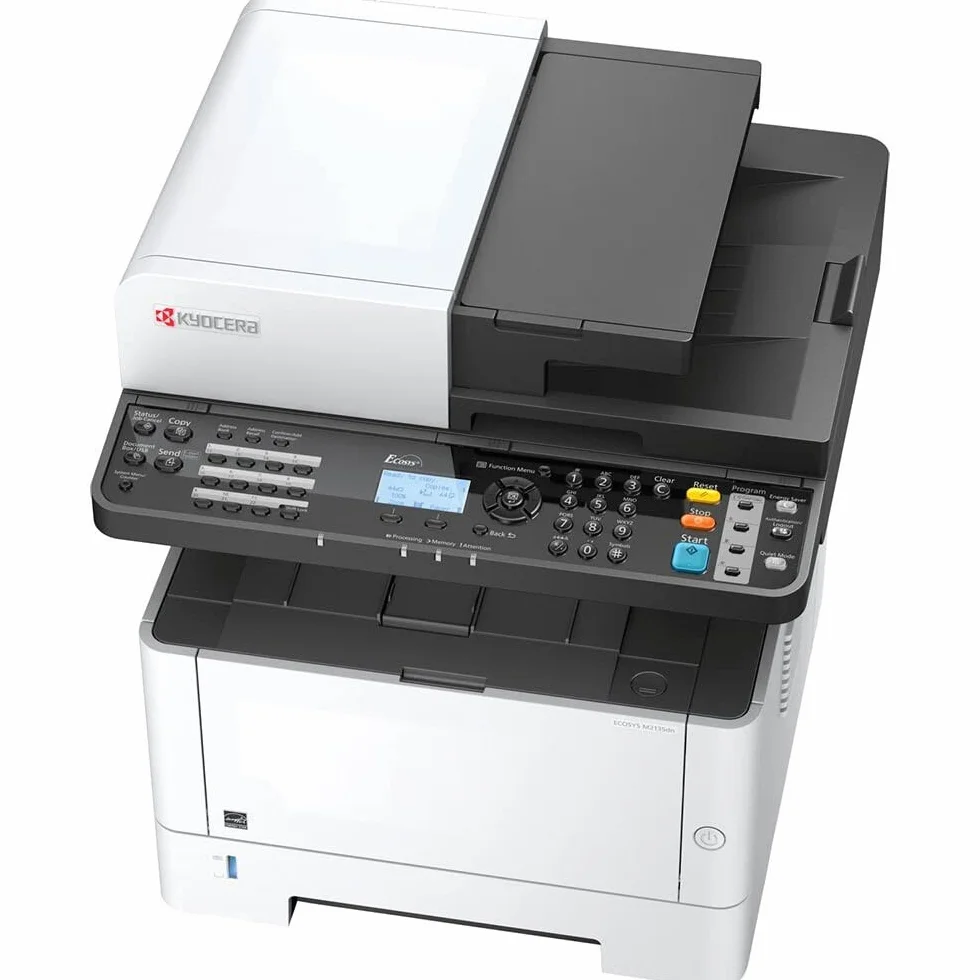 Kyocera Ecosys M2135dn Imprimante multifonction noir et blanc copie scanner support mobile