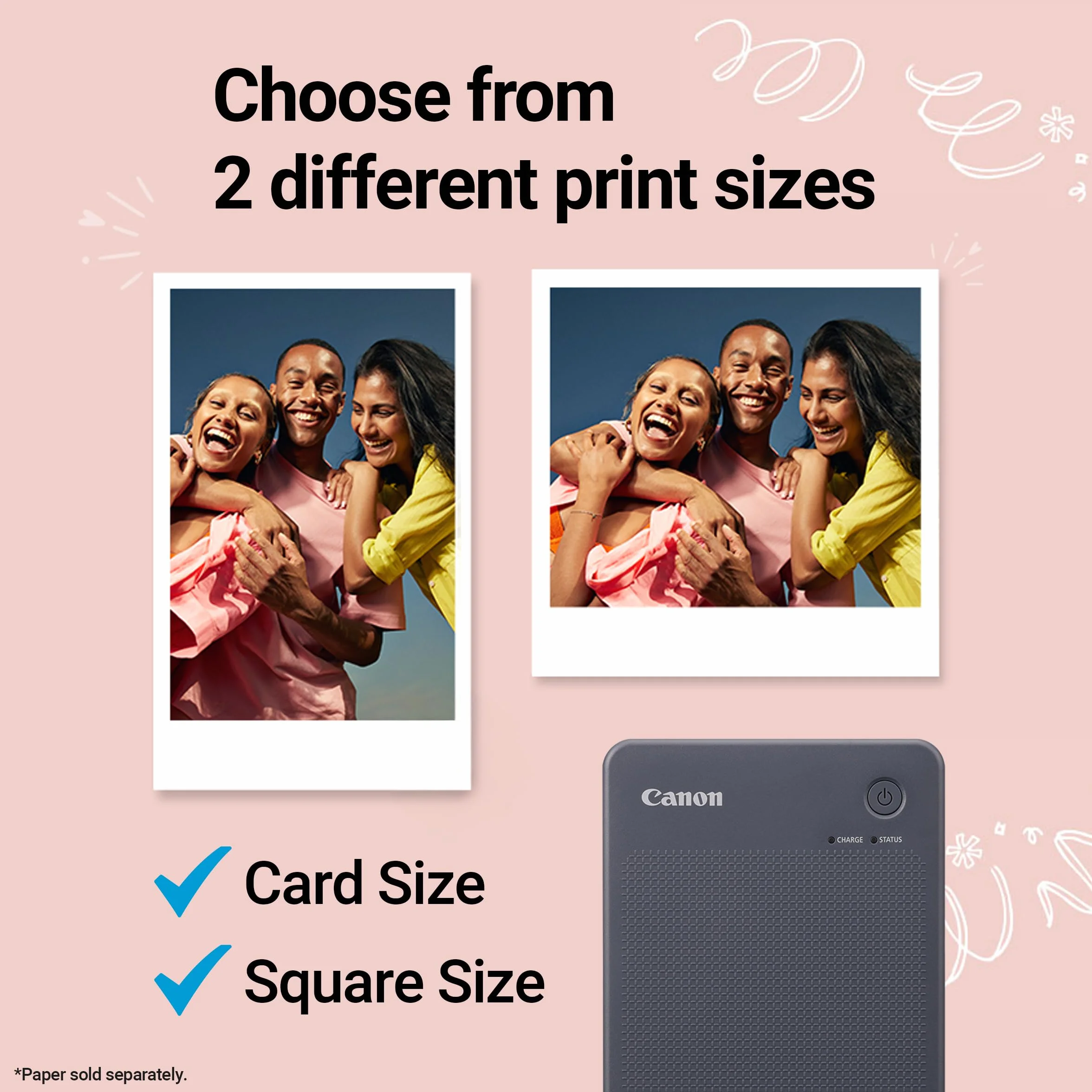 Canon SELPHY QX20 Imprimante Photo compacte Gris foncé